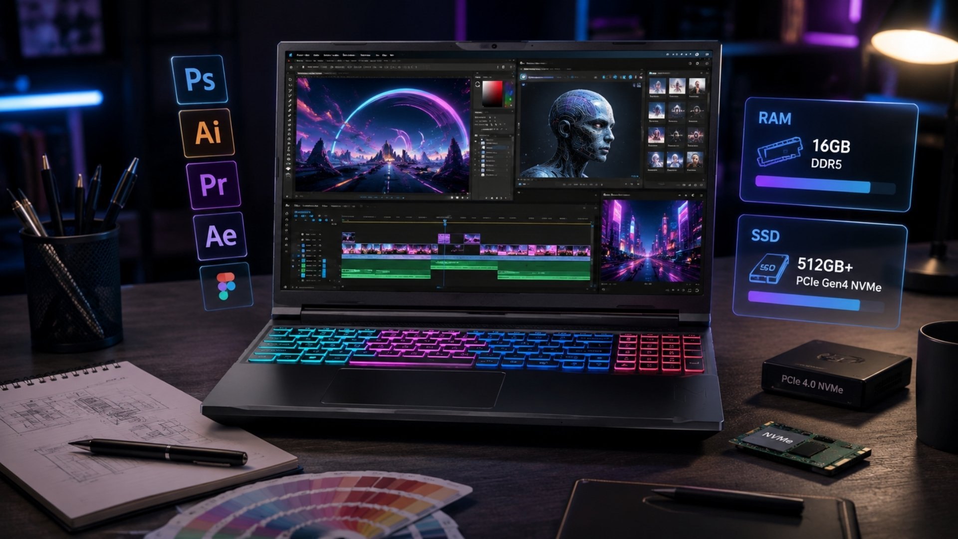 RAM và SSD nên bao nhiêu là đủ?