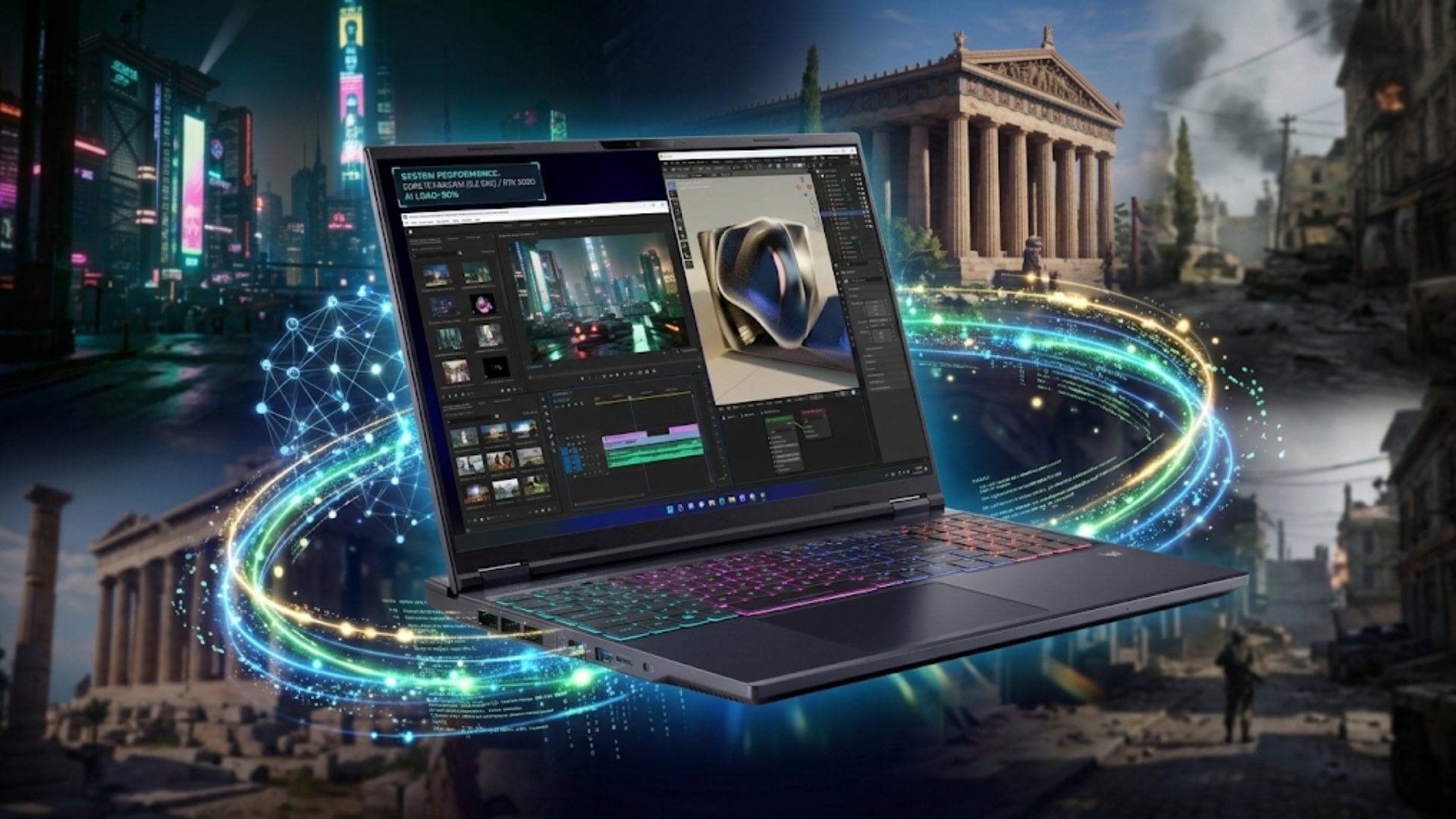 Laptop Gaming Acer Predator Helios Neo 16 PHN16-I31-74MN - Sức mạnh AI Gaming thế hệ mới cho game thủ chuyên nghiệp