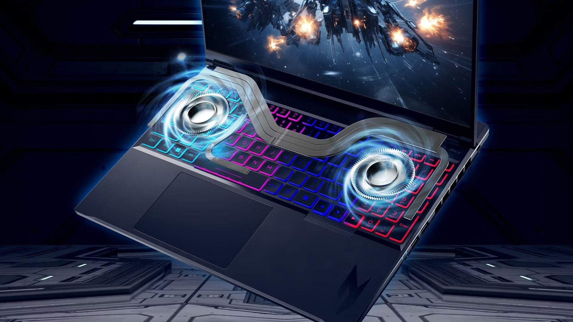 Laptop gaming Acer Nitro 16 (AN16-A91): hệ thống tản nhiệt bền bỉ
