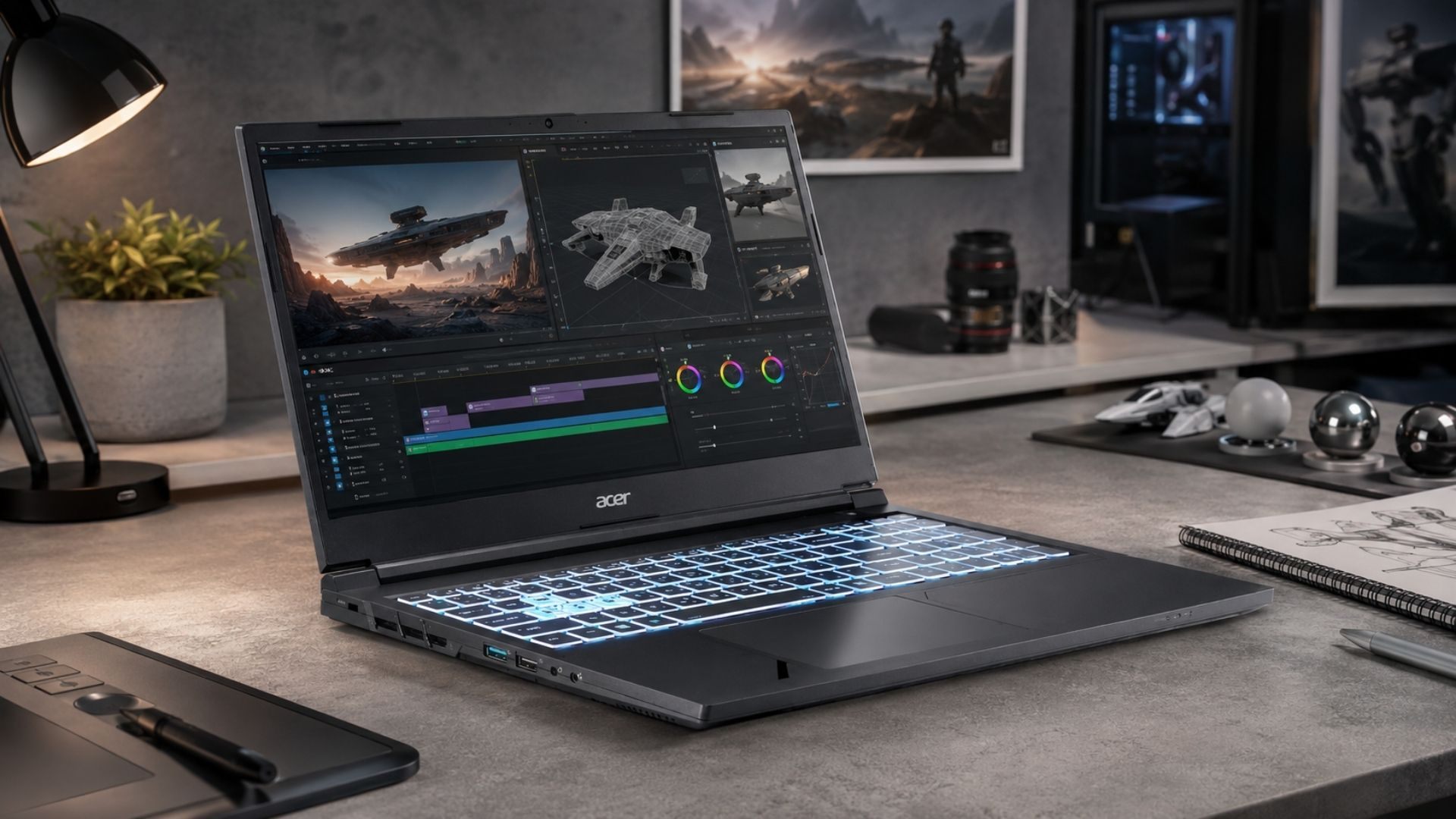 Premiere Pro, DaVinci Resolve, Blender hoặc Unreal Engine đều có những quy trình có thể tận dụng GPU để rút ngắn thời gian xử lý