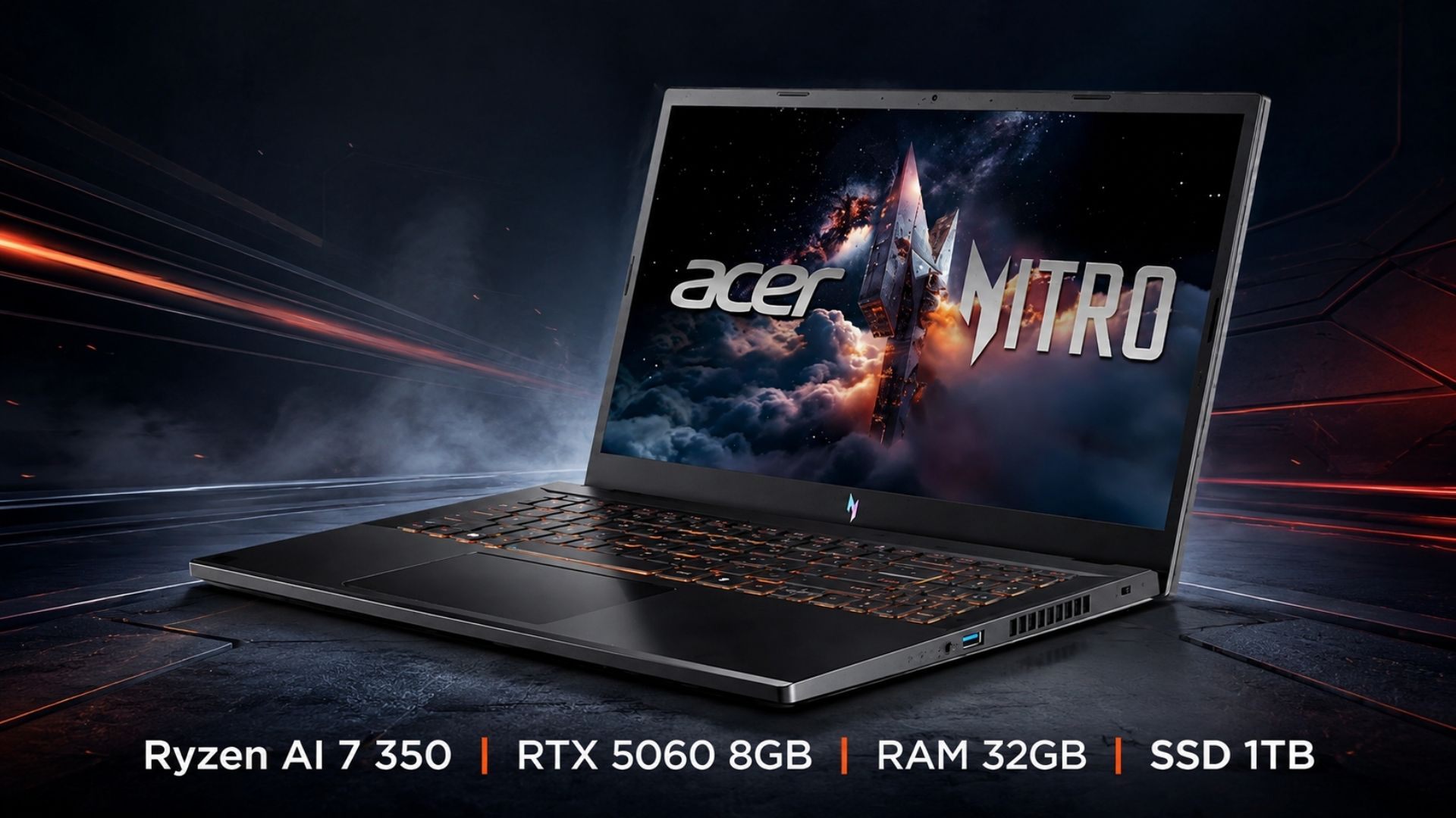 Acer Nitro ProPanel ANV16S-61-R9ZV phù hợp người cần thêm hiệu năng để khai thác