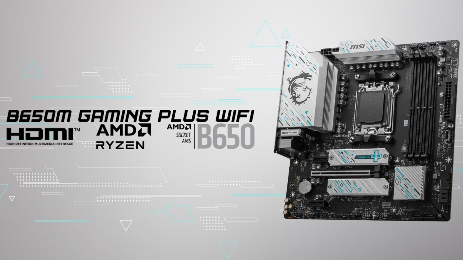 Thiết kế bo mạch chủ MSI B650M Gaming Plus WiFi&nbsp;tối ưu hiệu năng và khả năng tản nhiệt vượt trội