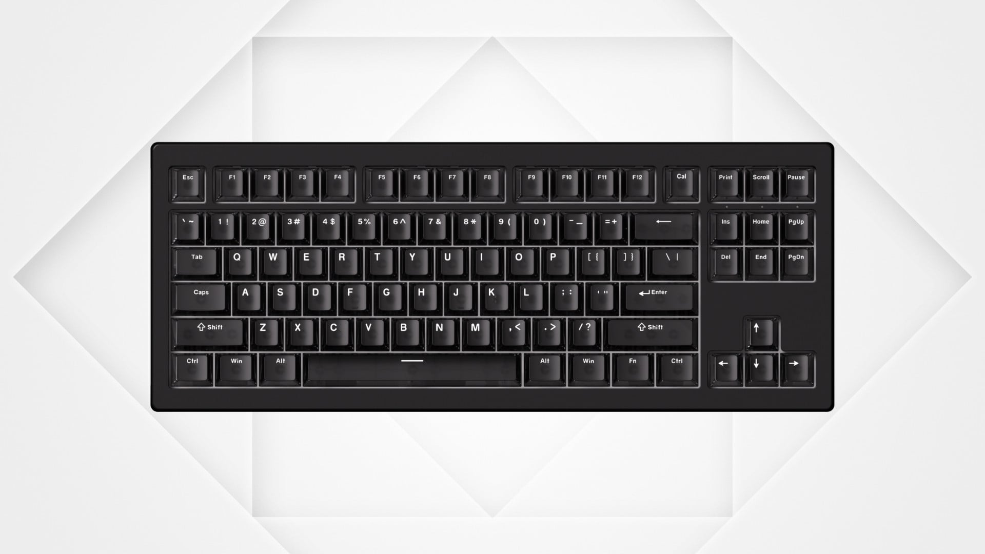 Bàn Phím Cơ Gaming Không Dây AKKO 5087 V3 Black Transparent - Thiết kế trong suốt độc đáo, trải nghiệm gõ cao cấp