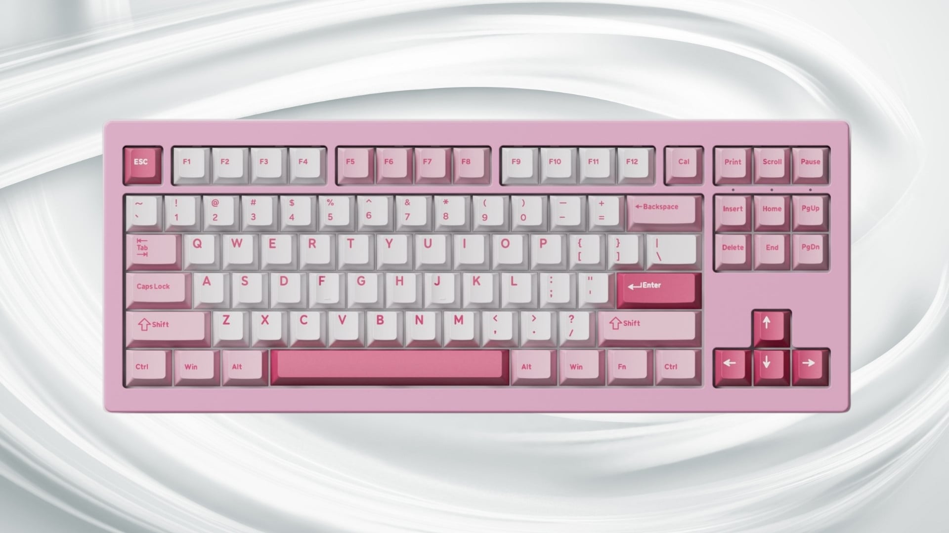 Bàn Phím Cơ Gaming Không Dây AKKO 5087 V3 Prunus Lannesiana - Cảm hứng hoa anh đào kết hợp hiệu năng hiện đại