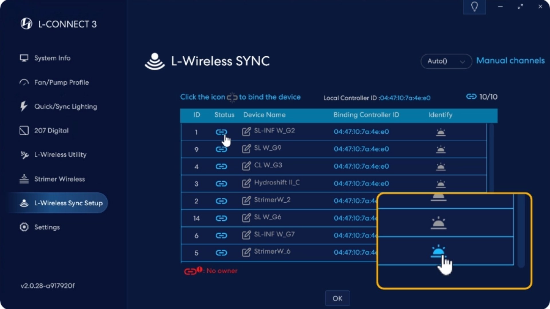 Bộ 3 Fan Case LianLi SL-INF Wireless 120 ARGB | Đen – Điều khiển thông minh qua phần mềm L-Connect 3