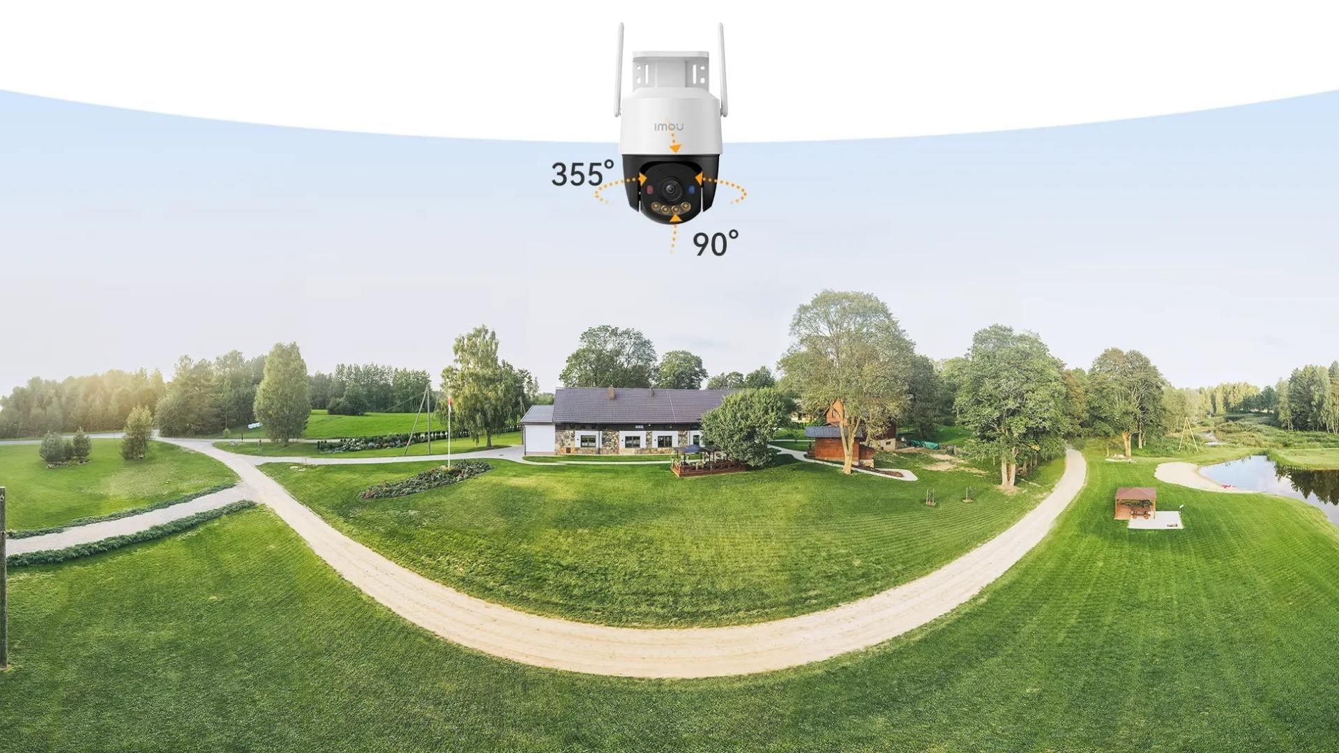 Camera 4G ngoài trời IMOU Cruiser SC IPC-K7FP-5H0TE - Khả năng quay quét 355°