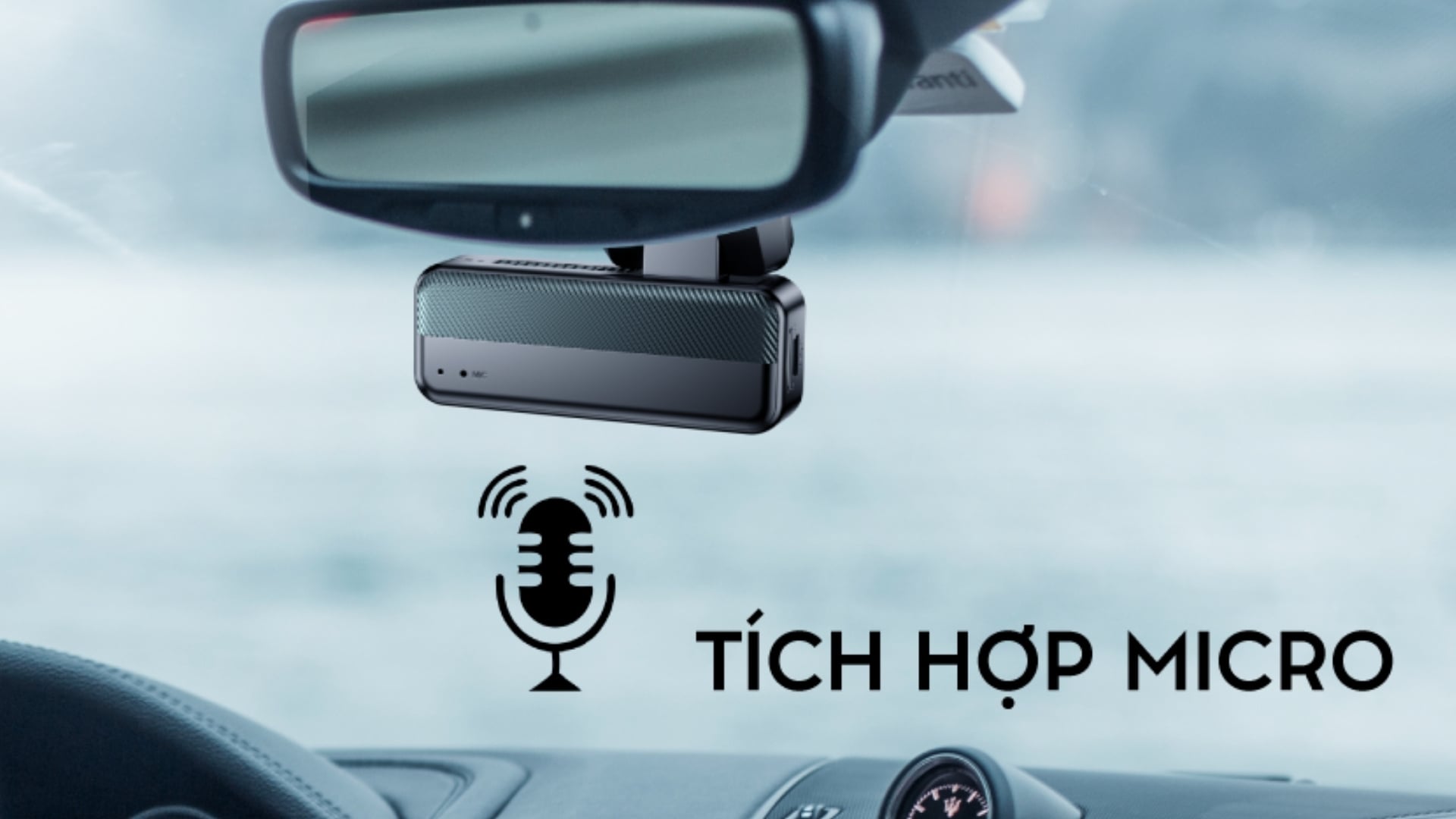 Camera Hành Trình MotRid CD21 – Ghi âm bằng micro tích hợp