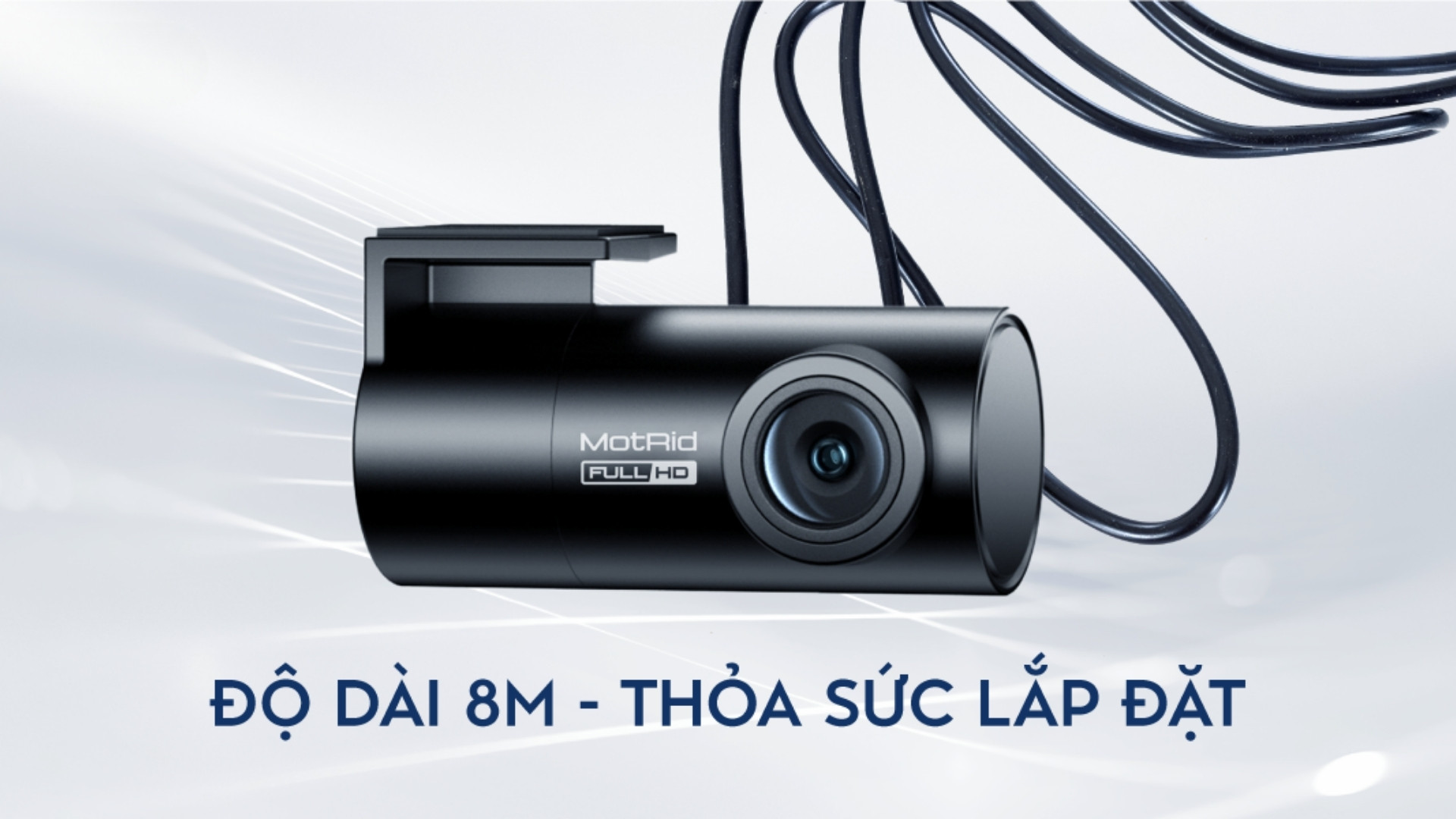 Camera Hành Trình Sau MotRid CD30 - Lắp đặt linh hoạt với dây dài 8m