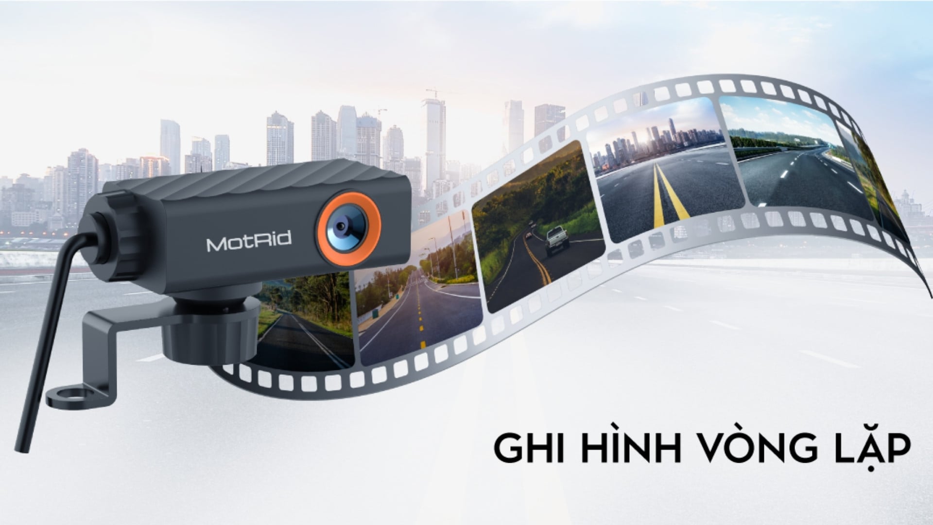 Camera Hành Trình Xe Máy MotRid MD11 – Ghi hình vòng lặp thông minh