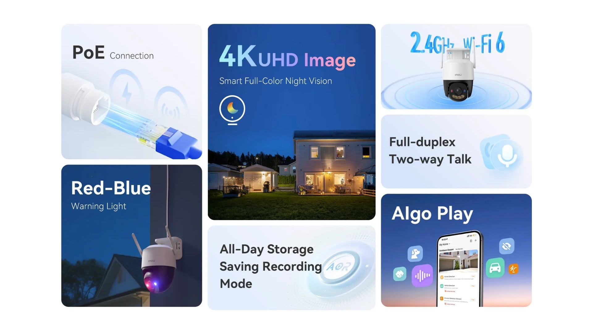 Camera ngoài trời IMOU IPC-K7FP-8V0N Cruiser SC 8MP - Giải pháp giám sát 4K AI toàn diện cho gia đình và doanh nghiệp