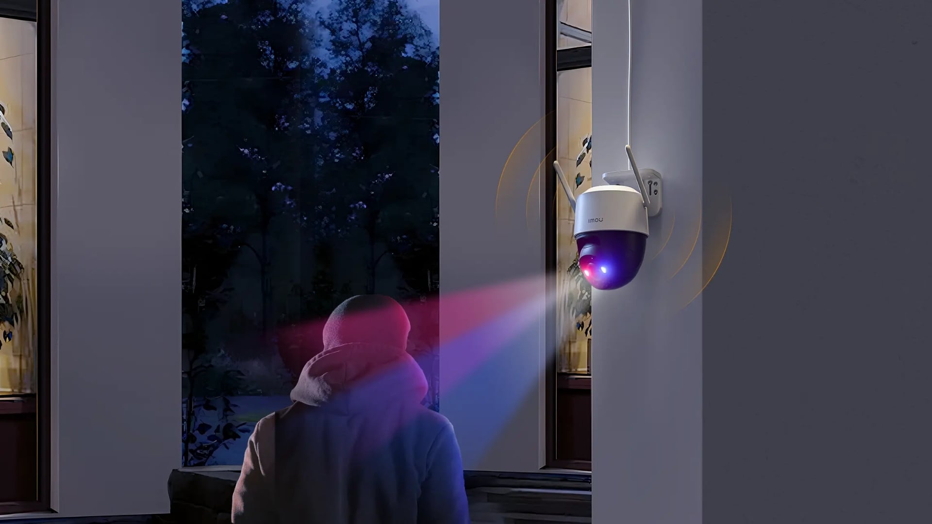 Camera ngoài trời IMOU IPC-K7FP-8V0N Cruiser SC 8MP - Quan sát ban đêm có màu