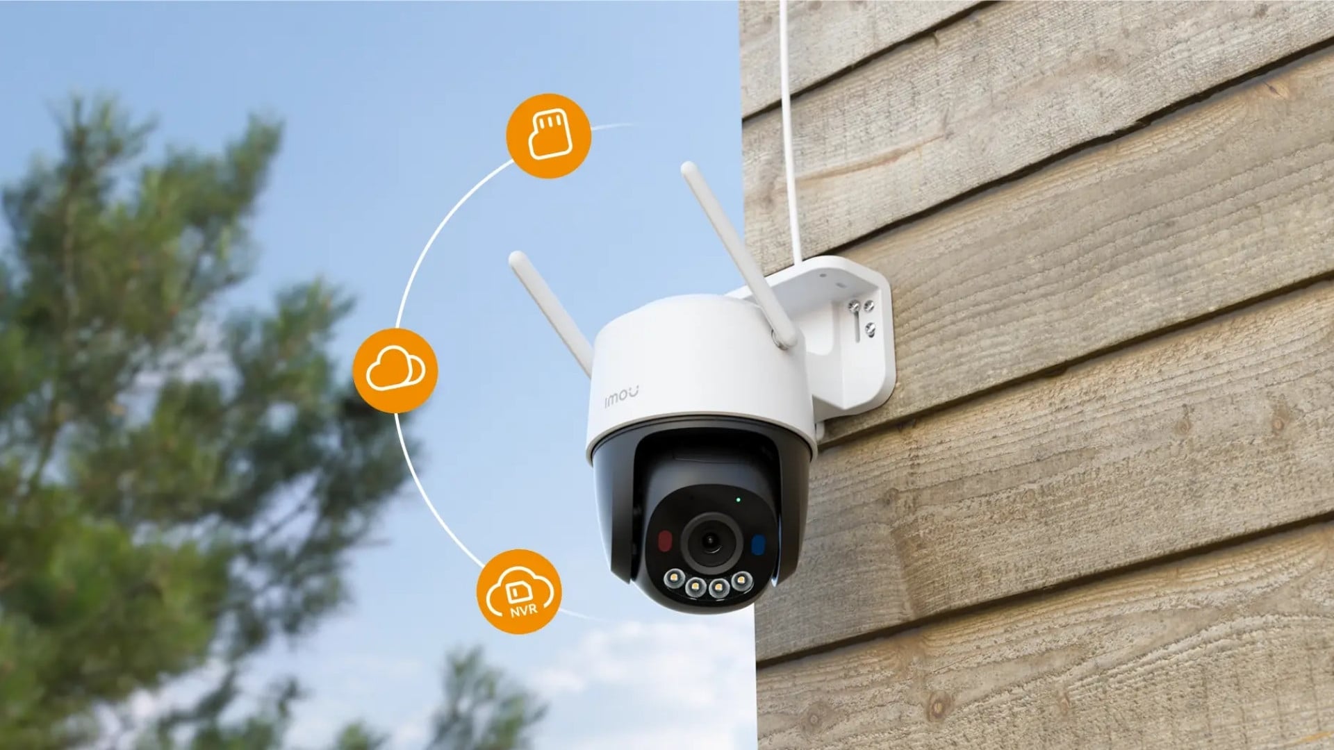 Camera ngoài trời IMOU IPC-K7FP-8V0N Cruiser SC 8MP -  lưu trữ đa dạng