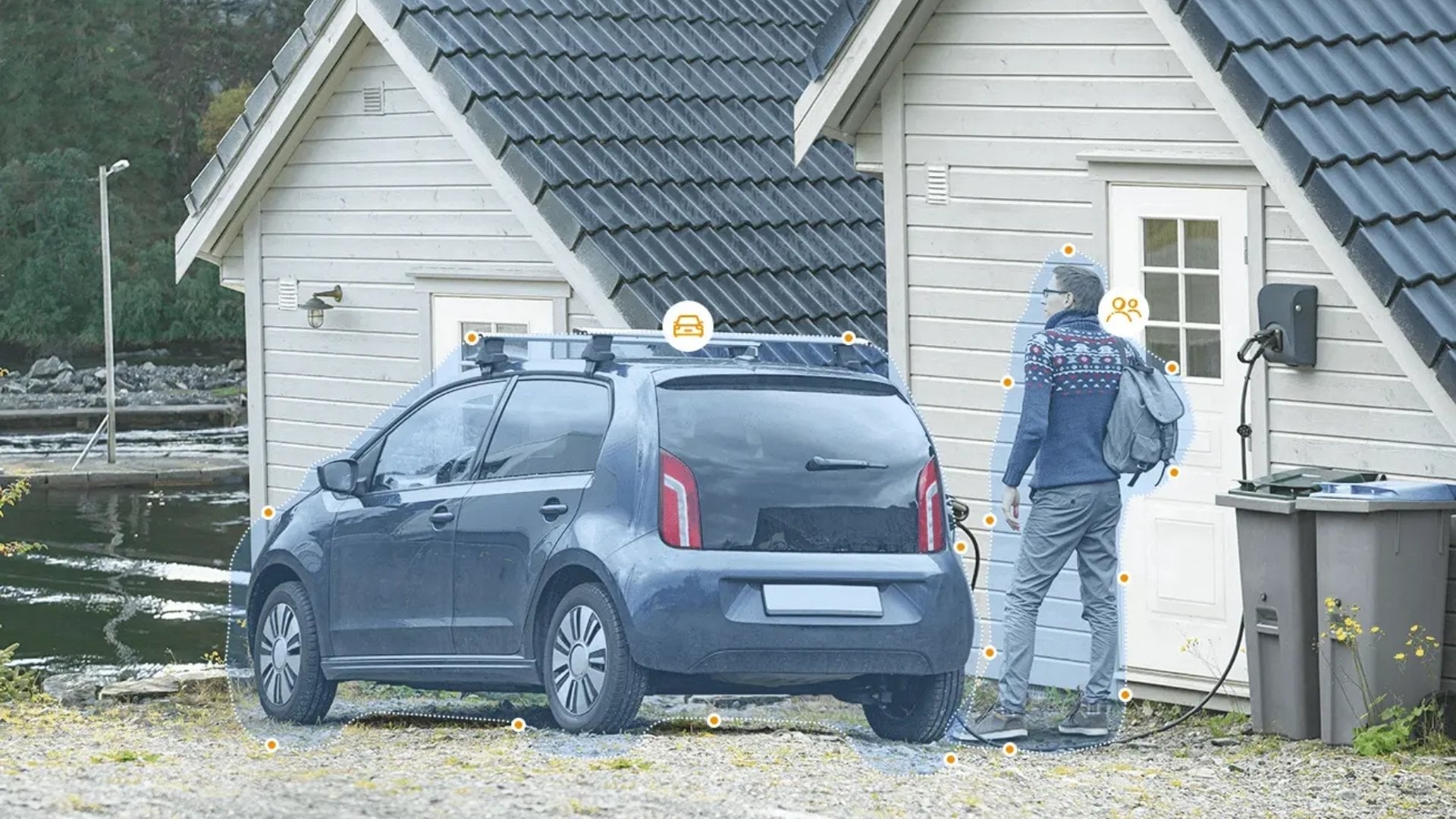 camera ngoài trời Hỗ trợ AI nhận diện người, phương tiện, cảnh báo chuyển động