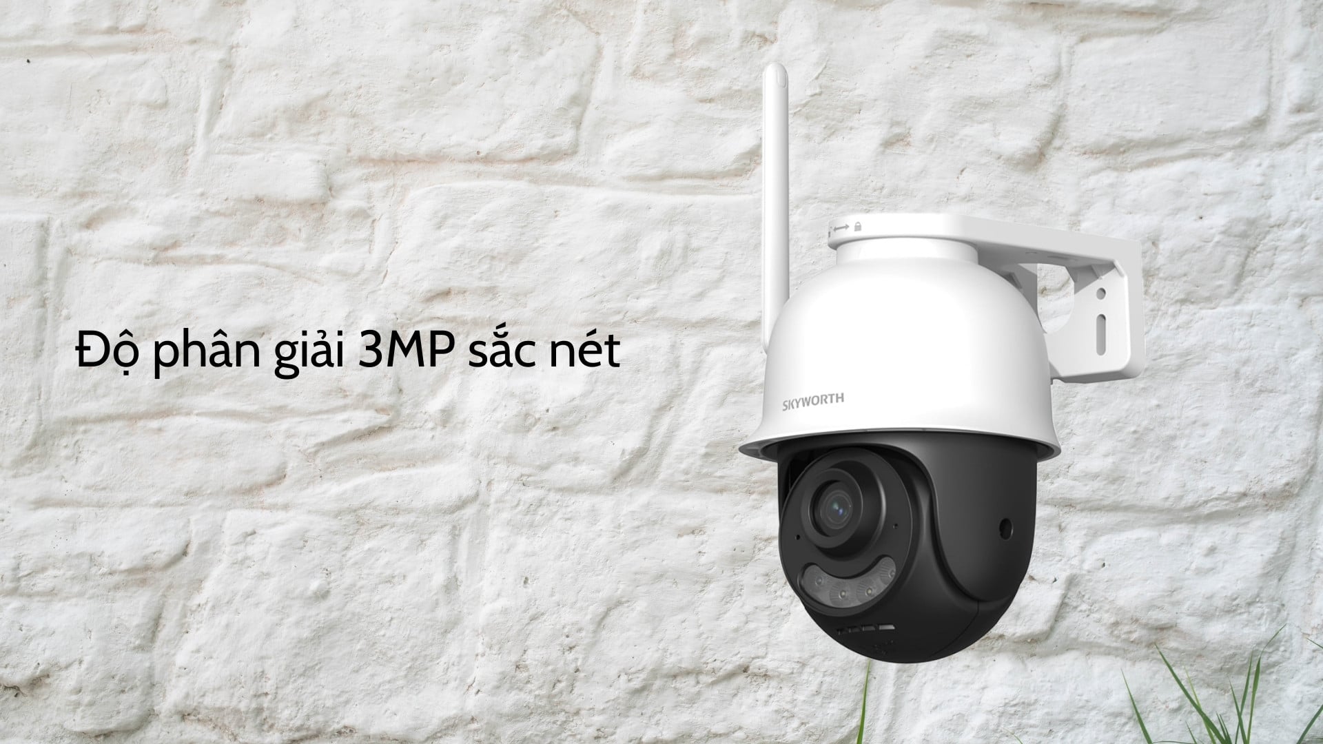 Camera WiFi Ngoài Trời 360 Độ 3MP Skyworth SKH-I63D4H2-4AWT – Hình ảnh sắc nét vượt trội