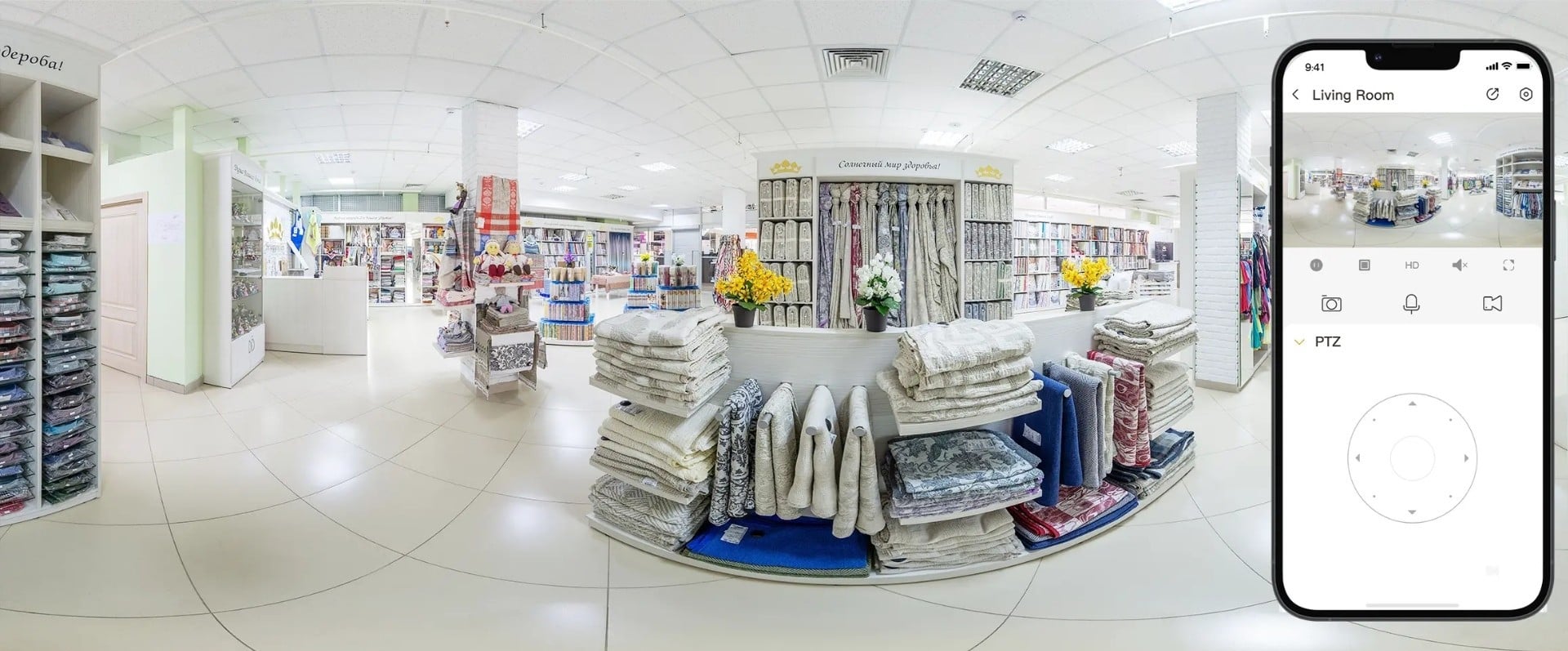 Góc quay & khả năng xoay 360 độ của camera trong nhà