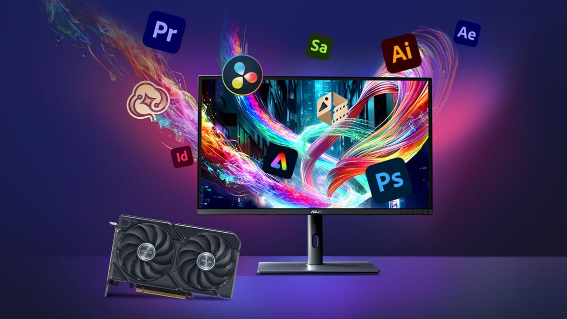 VGA ASUS DUAL RX 9060 XT 16GB -&nbsp; hỗ trợ tốt cho các phần mềm sáng tạo nội dung