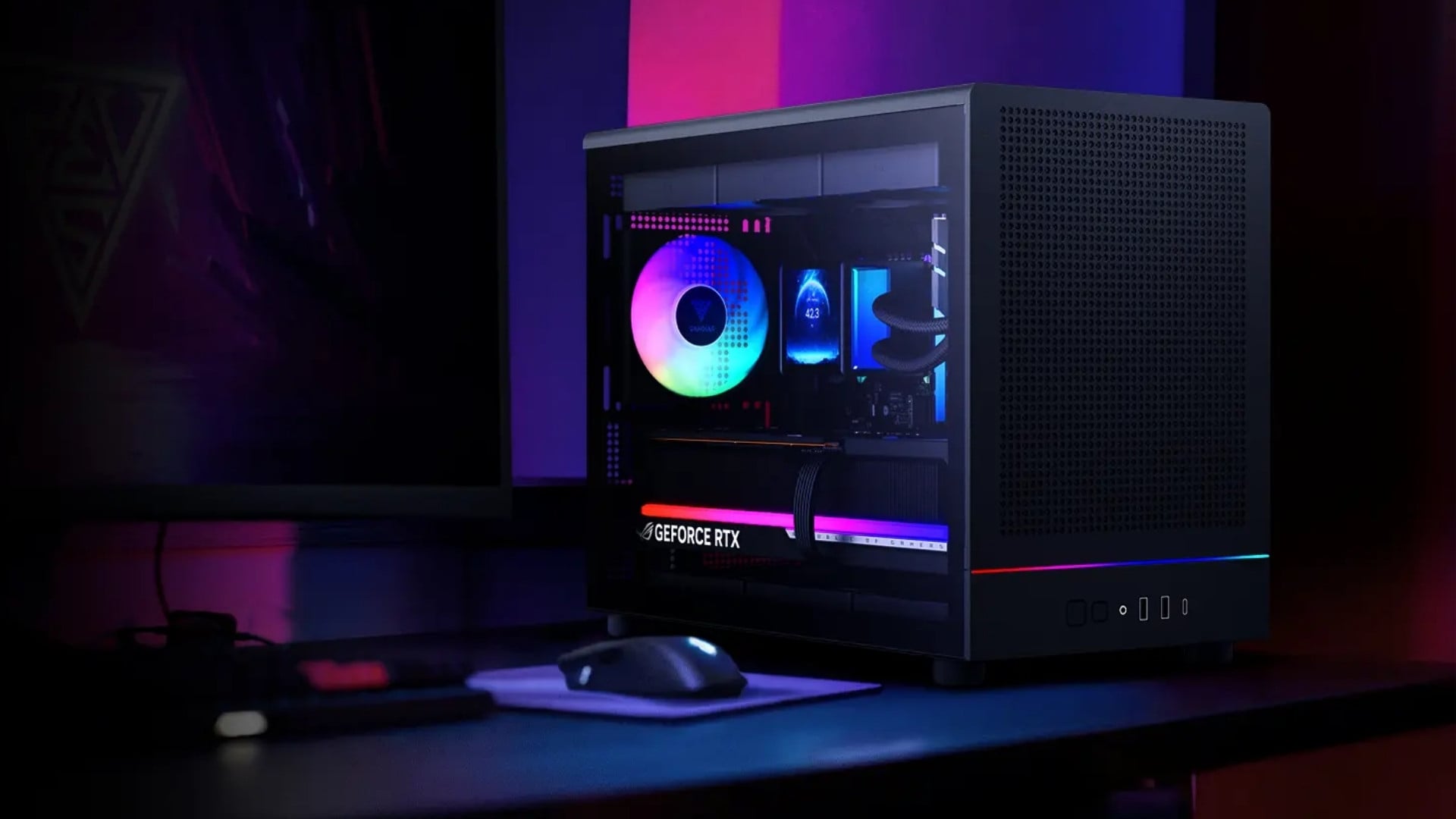 Case Gamdias Athena M4M – Thiết kế kính cường lực