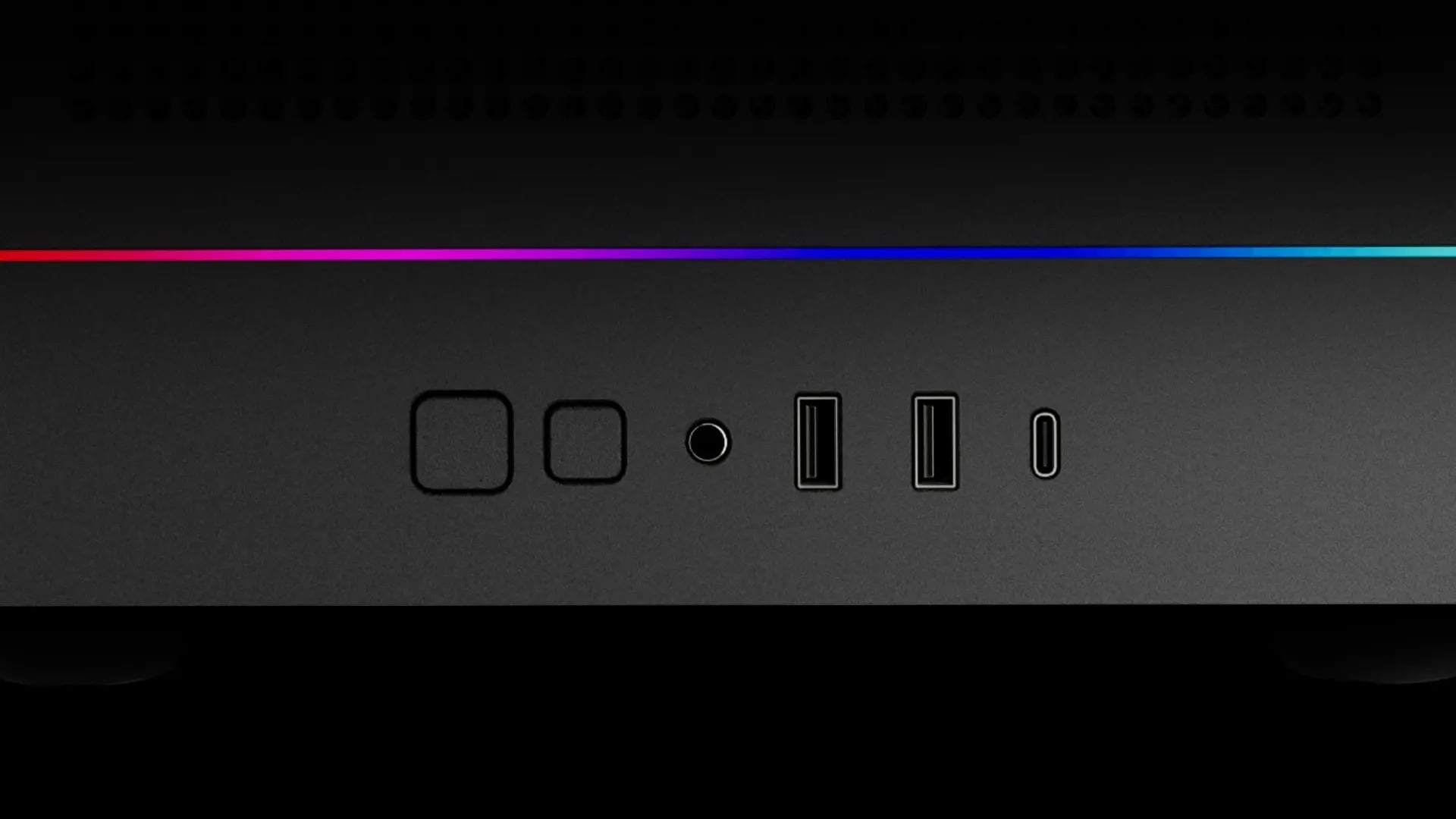 Case Gamdias Athena M4M Đen– Hệ thống cổng kết nối