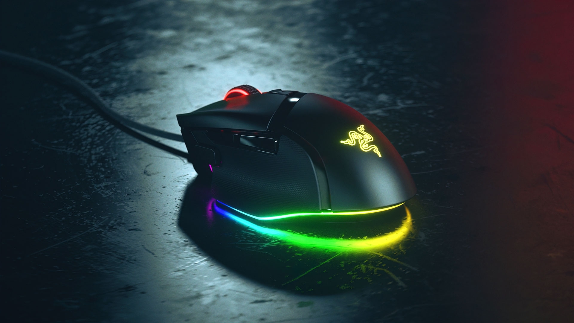 Chuột Gaming Có Dây Razer Basilisk V3 35K - Hệ thống đèn Razer Chroma RGB 11 vùng