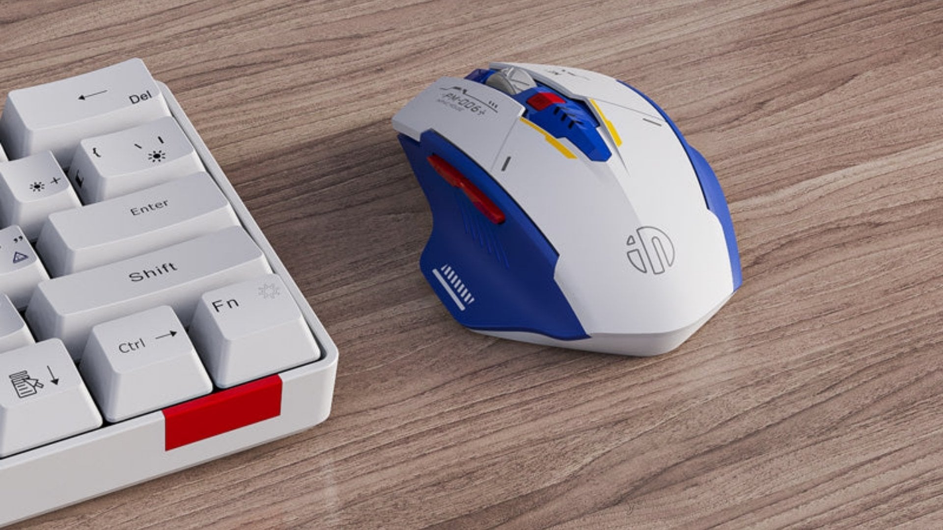 Chuột gaming INPHIC F9 Gundam – Thiết kế Mech-inspired