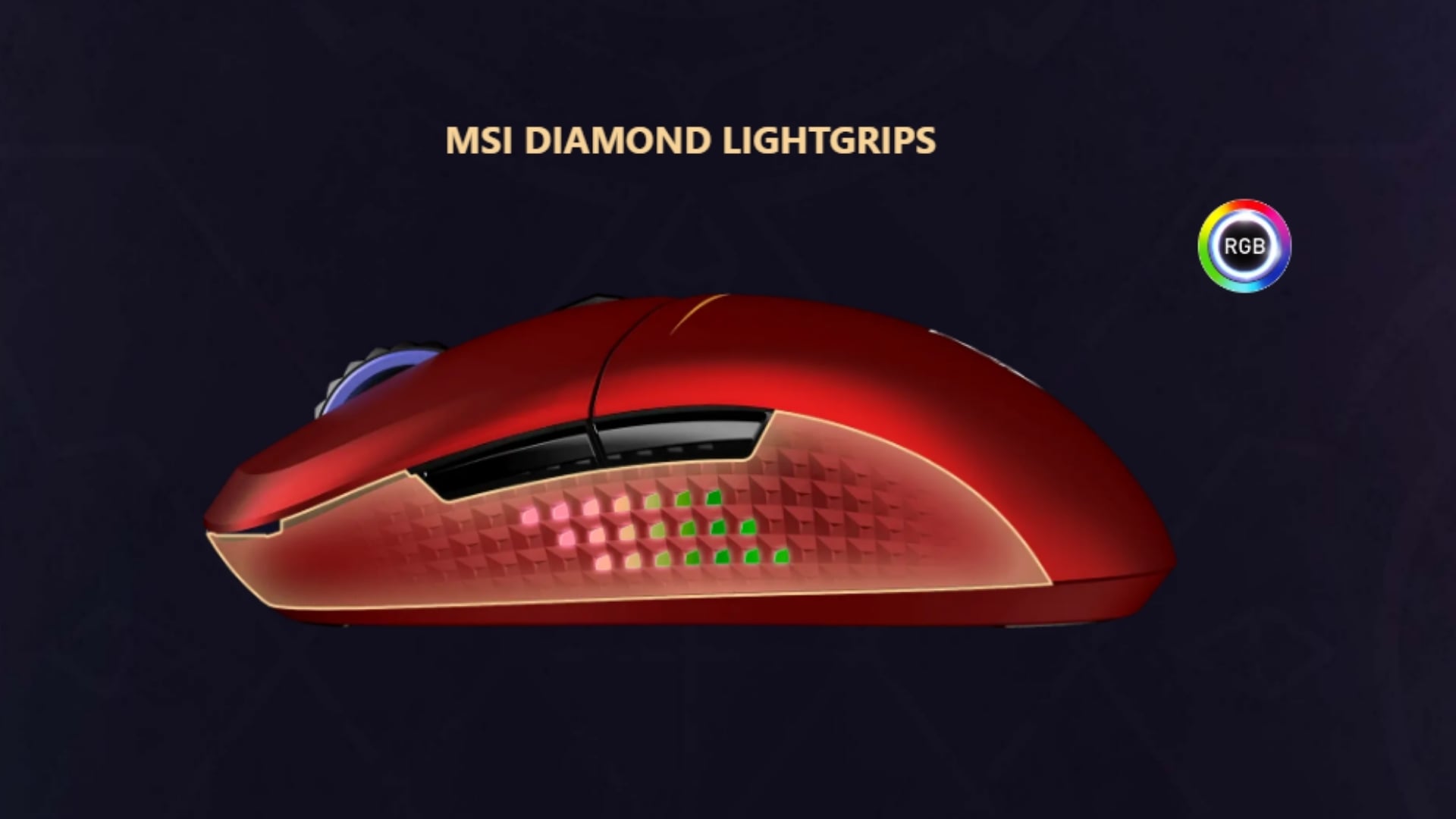 Chuột Gaming Không Dây MSI Versa Wireless MLG Edition Red – Hiệu ứng RGB Mystic Light và Diamond LightGrips độc đáo