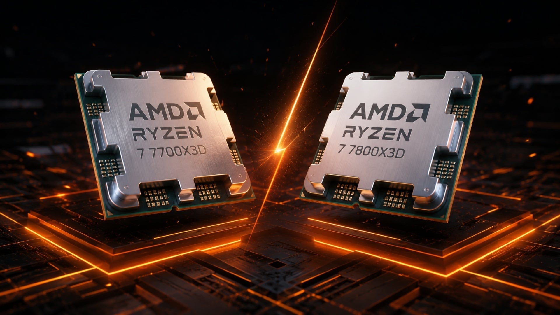 CPU AMD Ryzen 7 7700X3D khác gì Ryzen 7 7800X3D?
