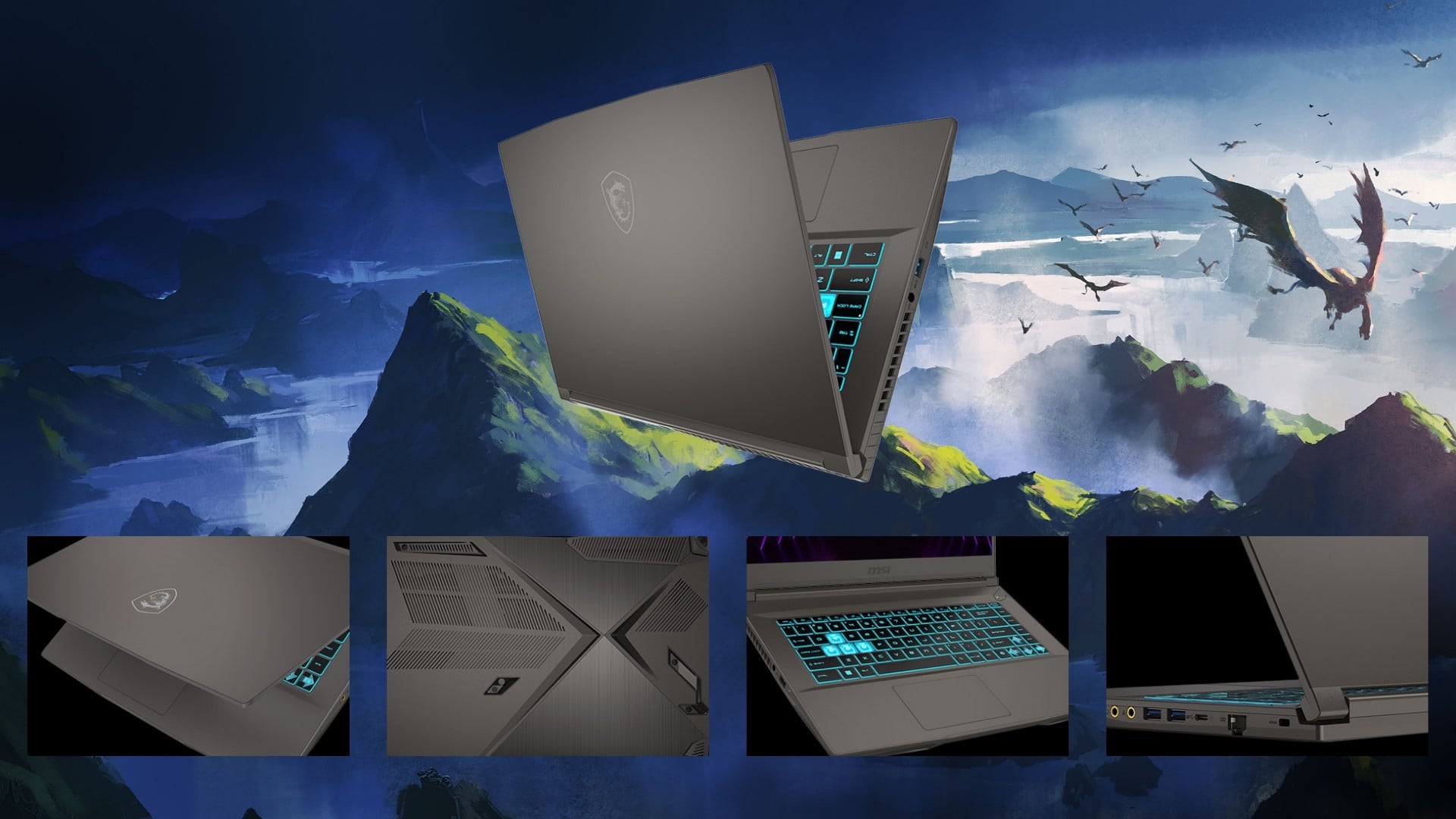 Laptop gaming MSI Thin 15 B13UC 3247VN - Thiết kế mỏng nhẹ chuẩn gaming hiện đại