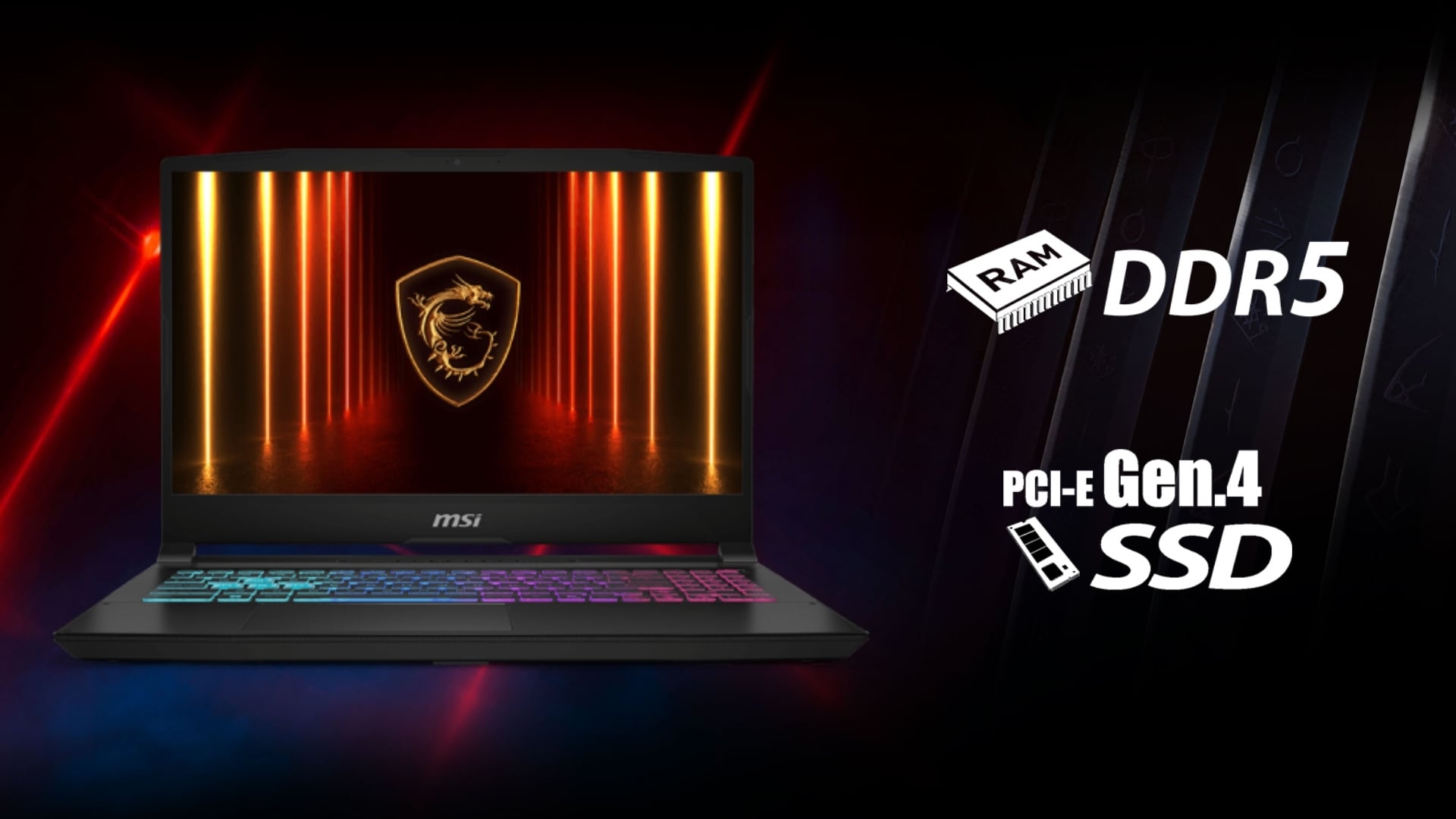 Laptop Gaming MSI Katana 15 HX B14WFK 025VN - Đa nhiệm mượt mà