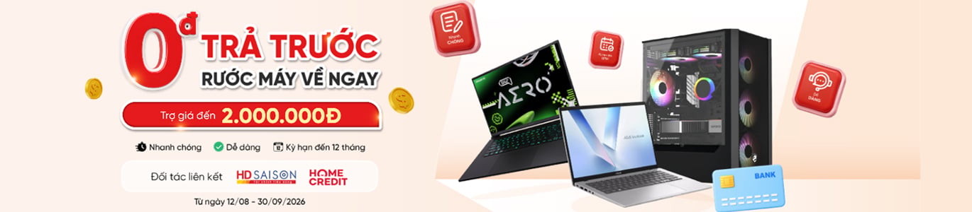 Trả góp Laptop