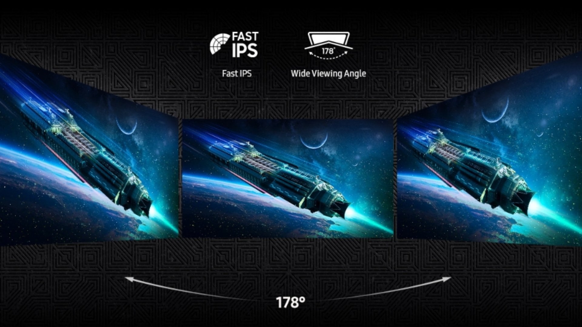 Màn hình gaming Samsung Odyssey G7 G70F – Tấm nền Fast IPS