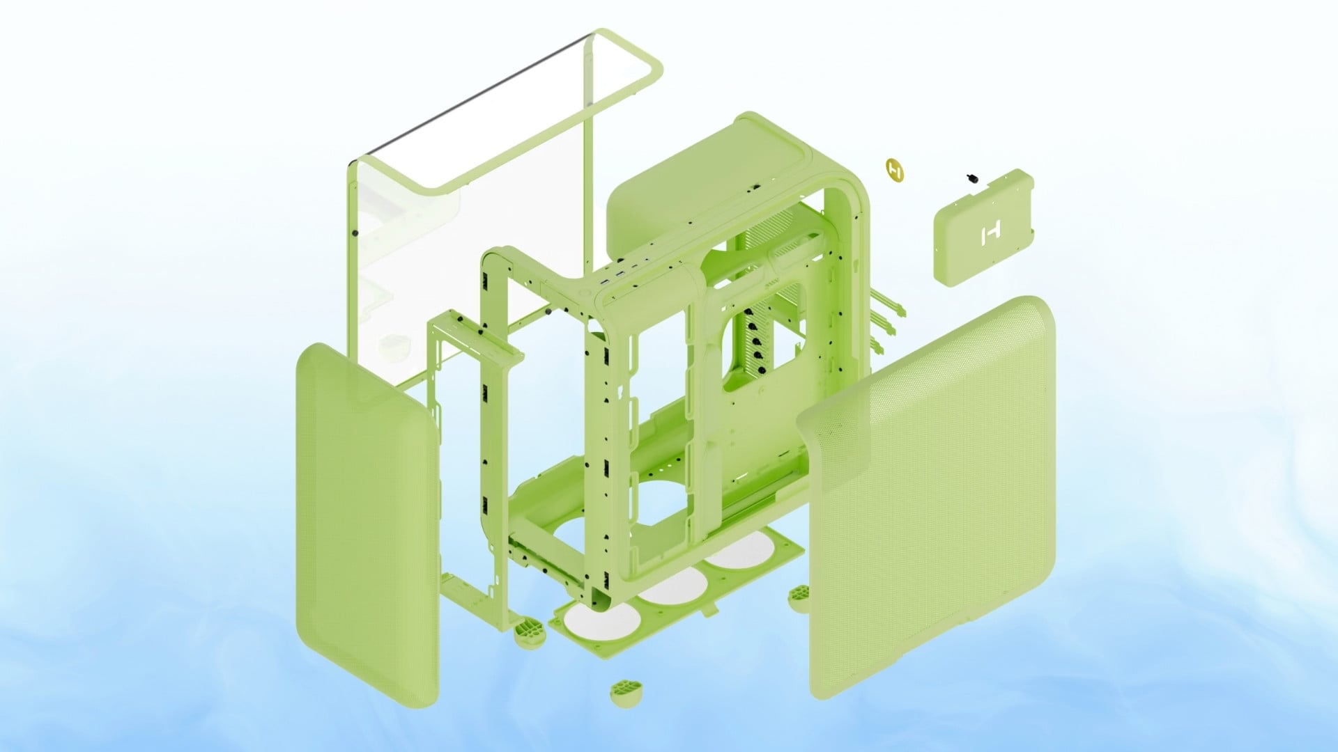 Case HYTE X50 Matcha - Phiên bản xanh Matcha nổi bật cho dàn PC cao cấp và sáng tạo
