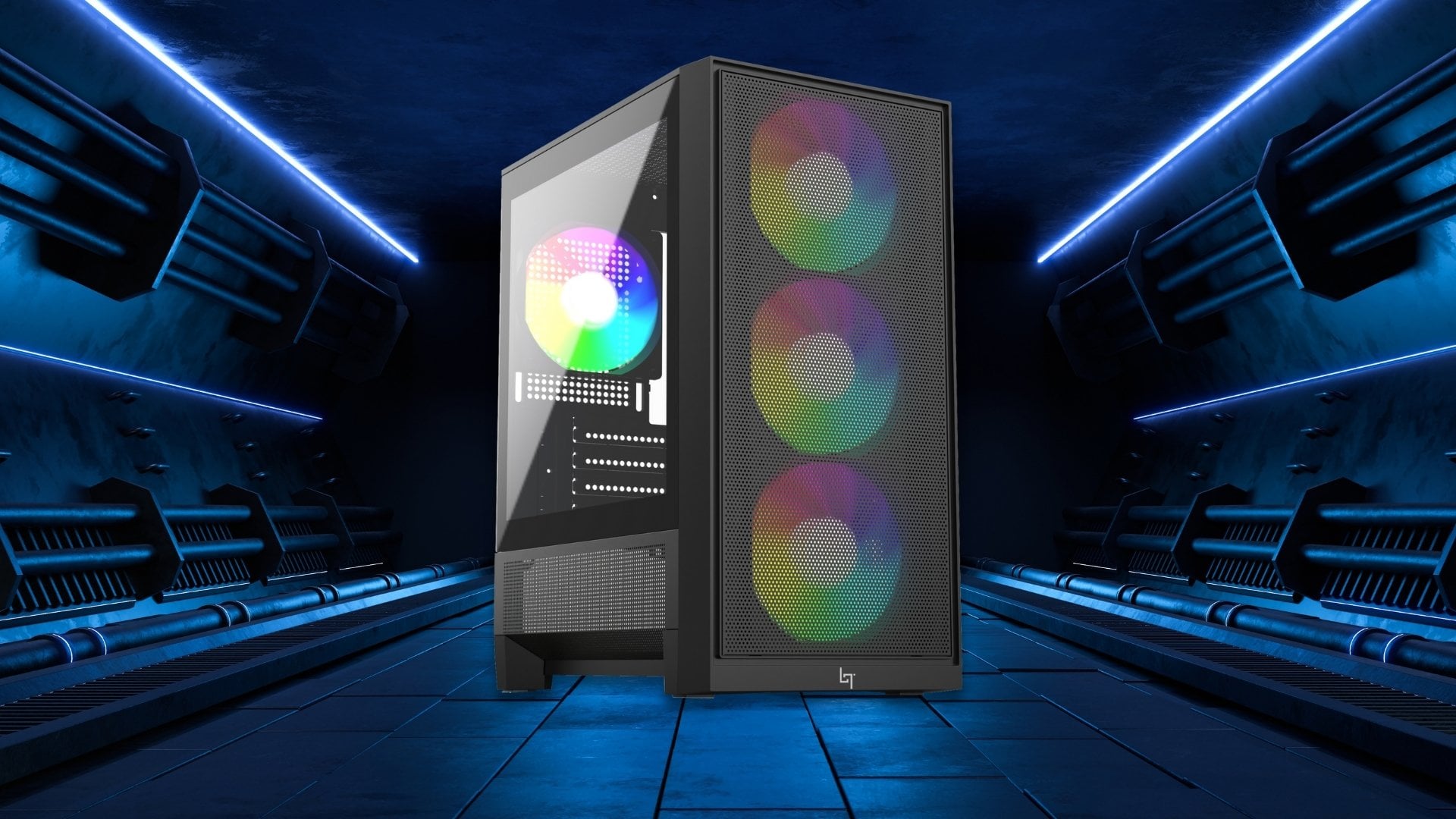 Thùng máy Gaming LinkTech Bahamut M 4F M-ATX – Giải pháp case gọn gàng, airflow tối ưu cho PC phổ thông đến gaming