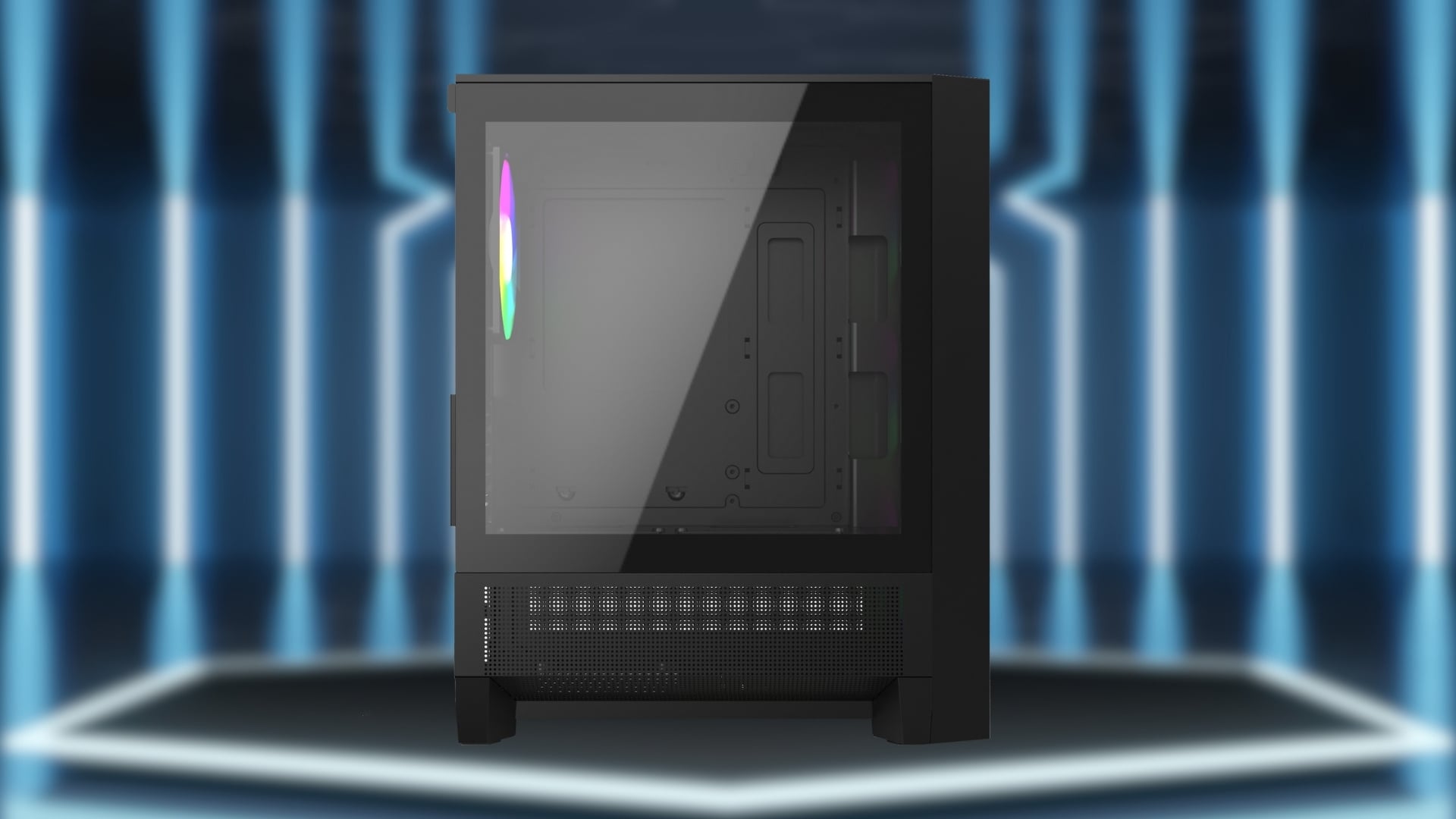 Thùng máy Gaming LinkTech Bahamut M 4F M-ATX – Không gian lắp đặt linh hoạt