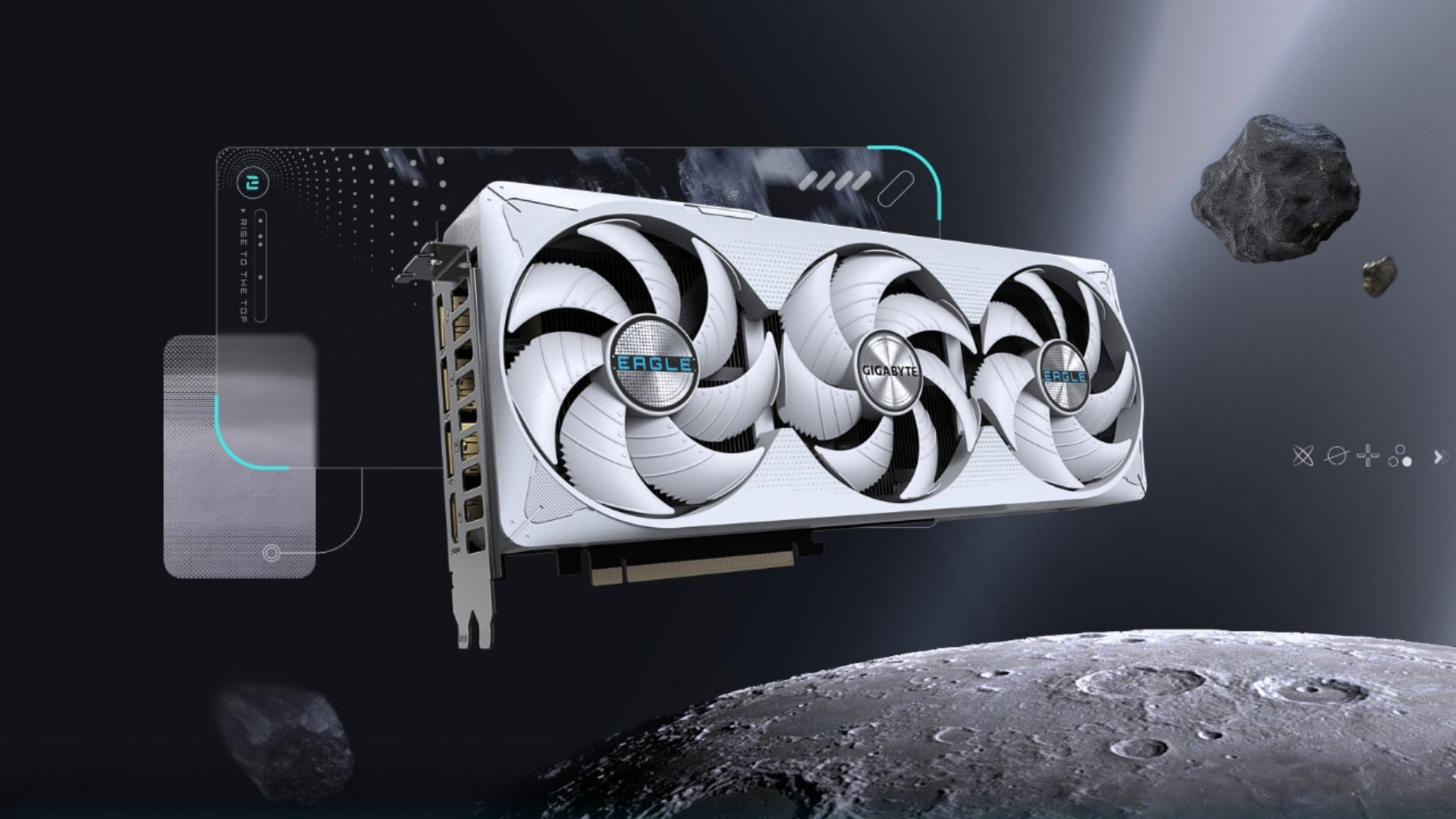 VGA Gigabyte GeForce RTX 5070 Ti Eagle Ice SFF OC Ice - Kiến trúc GPU mới cùng 8960 nhân CUDA