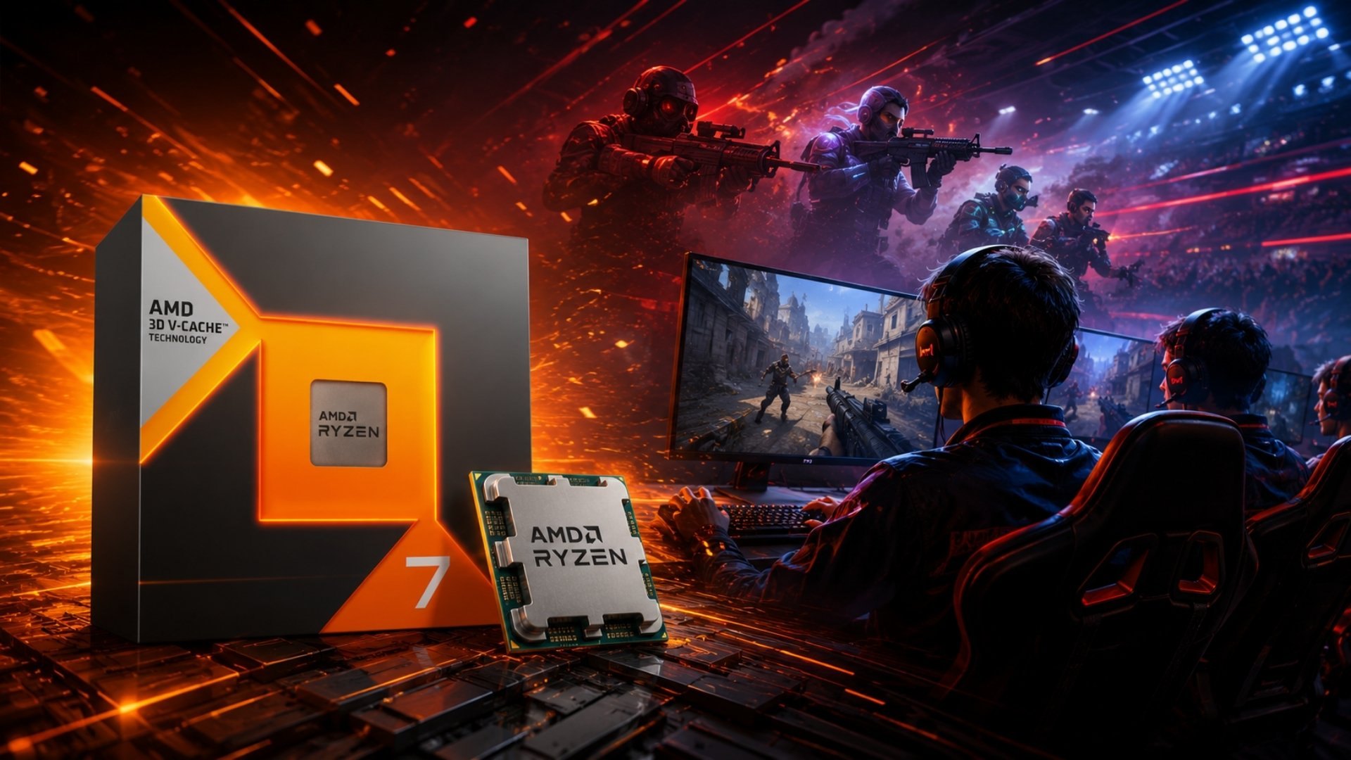 AMD Ryzen 7 7700X3D tạo ra FPS cao mà không cần tiêu thụ quá nhiều điện
