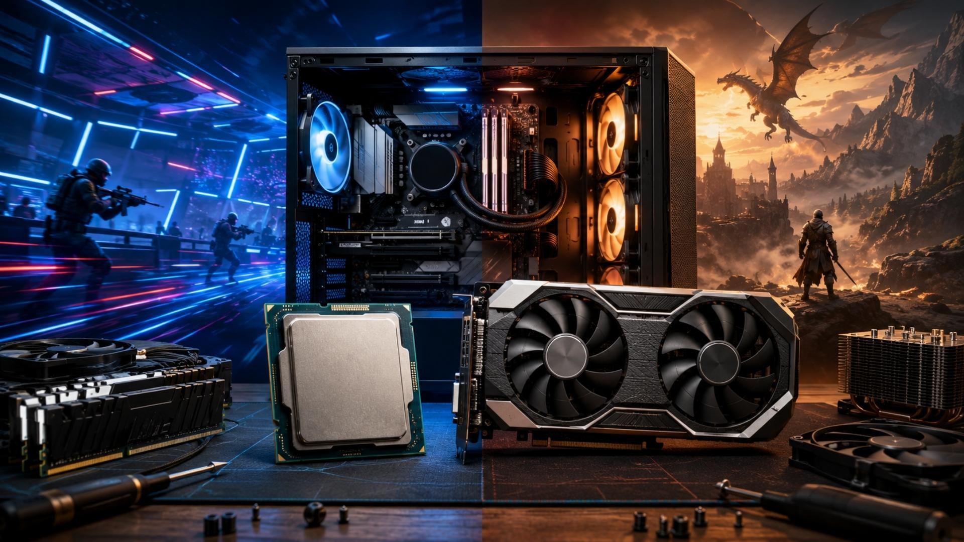 Ưu tiên CPU hay VGA khi build PC gaming?