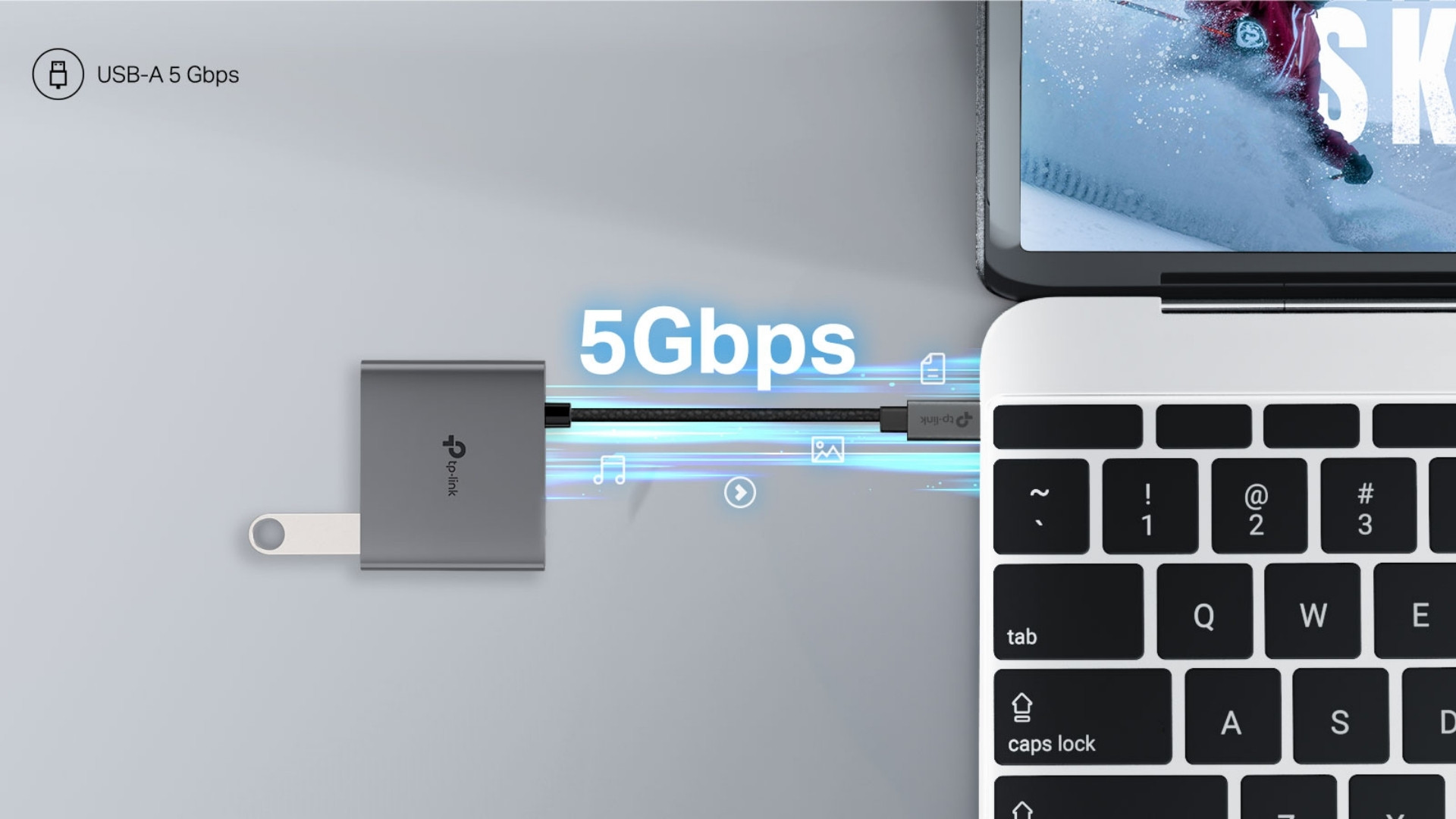 Hub USB Type-C TP-Link UH3020C - Cổng USB 3.0 tốc độ 5Gbp