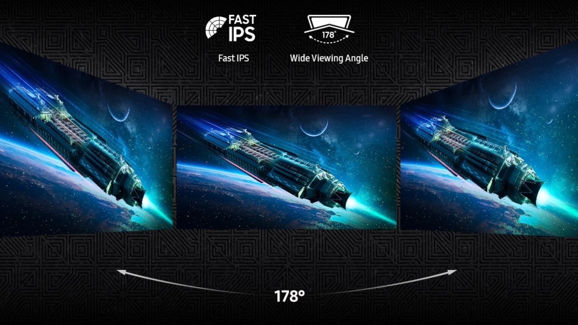 Màn hình gaming Samsung Odyssey G5 G50F 32 inch – Màu sắc đồng đều ở mọi góc nhìn