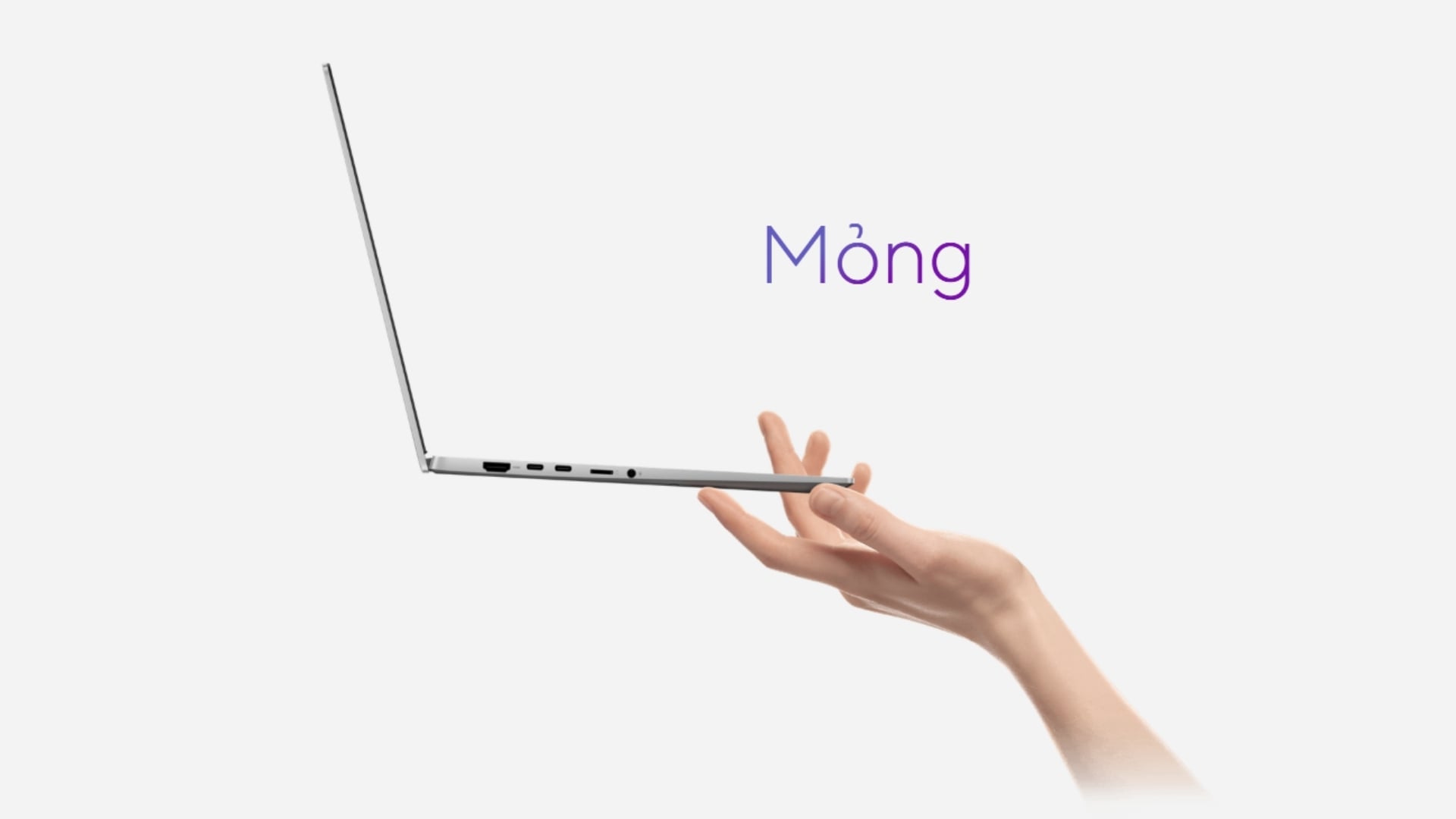 Laptop ASUS Vivobook S15 S5507QA-MA090WS - Thiết kế siêu mỏng nhẹ