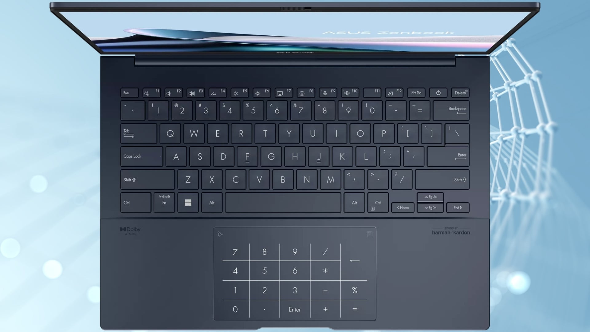 Laptop ASUS Zenbook 14 UX3405CA-ST628W - Bàn phím tiện dụng