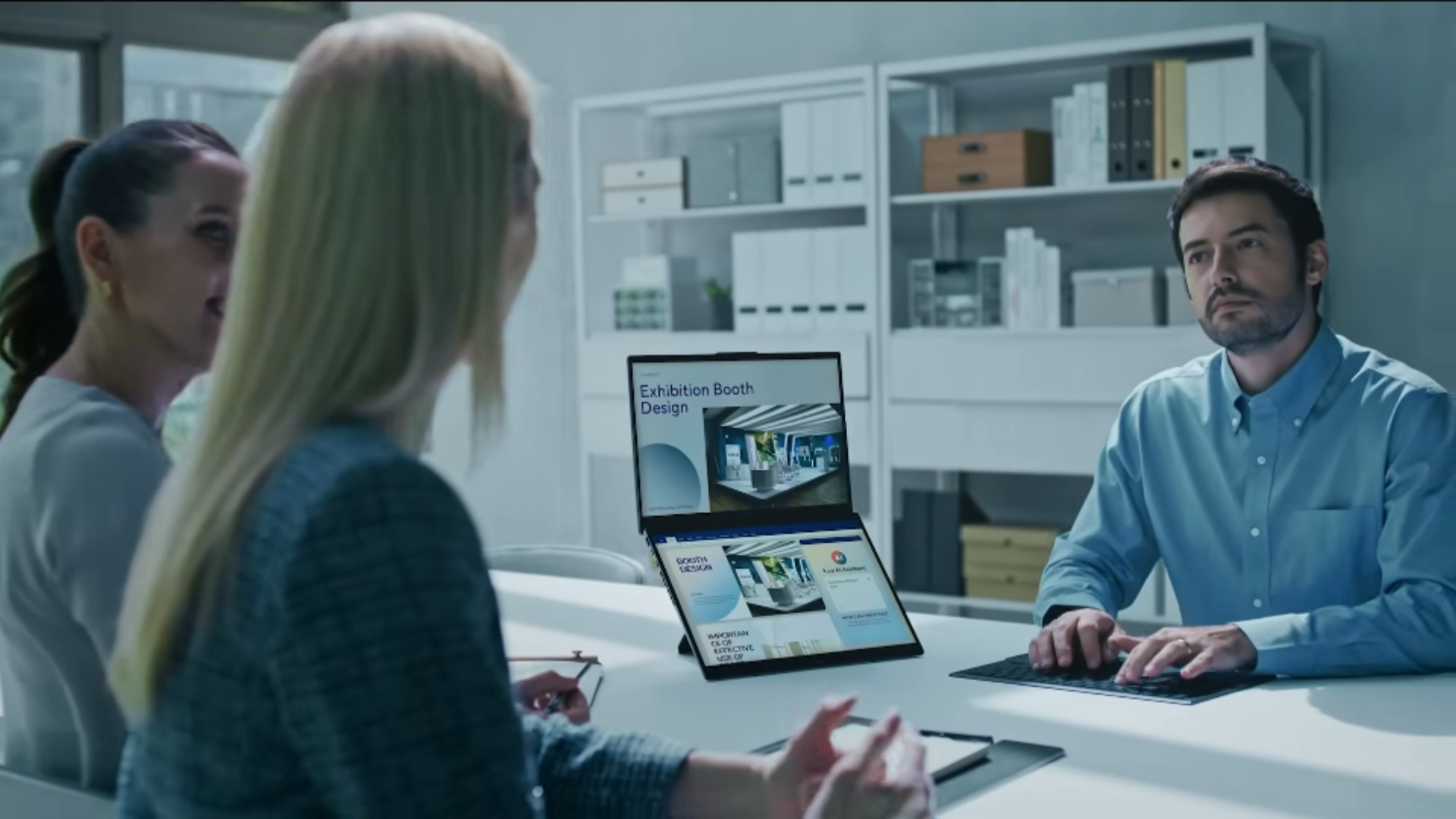 ASUS Zenbook Duo OLED UX8406MA PZ142W - chế độ Chia sẻ