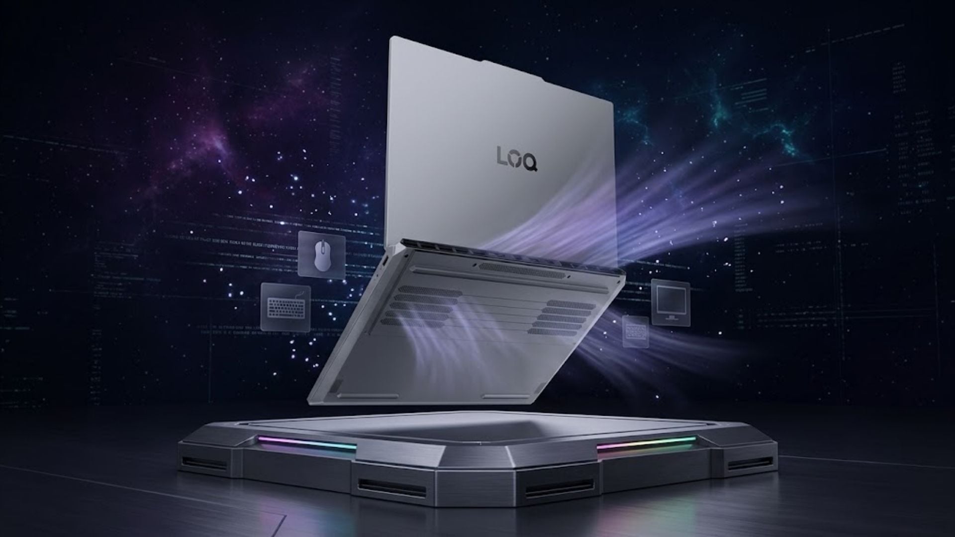ẫu laptop Lenovo LOQ 15IRH11E 83Y9003YVN sở hữu phong cách thiết kế tối giản