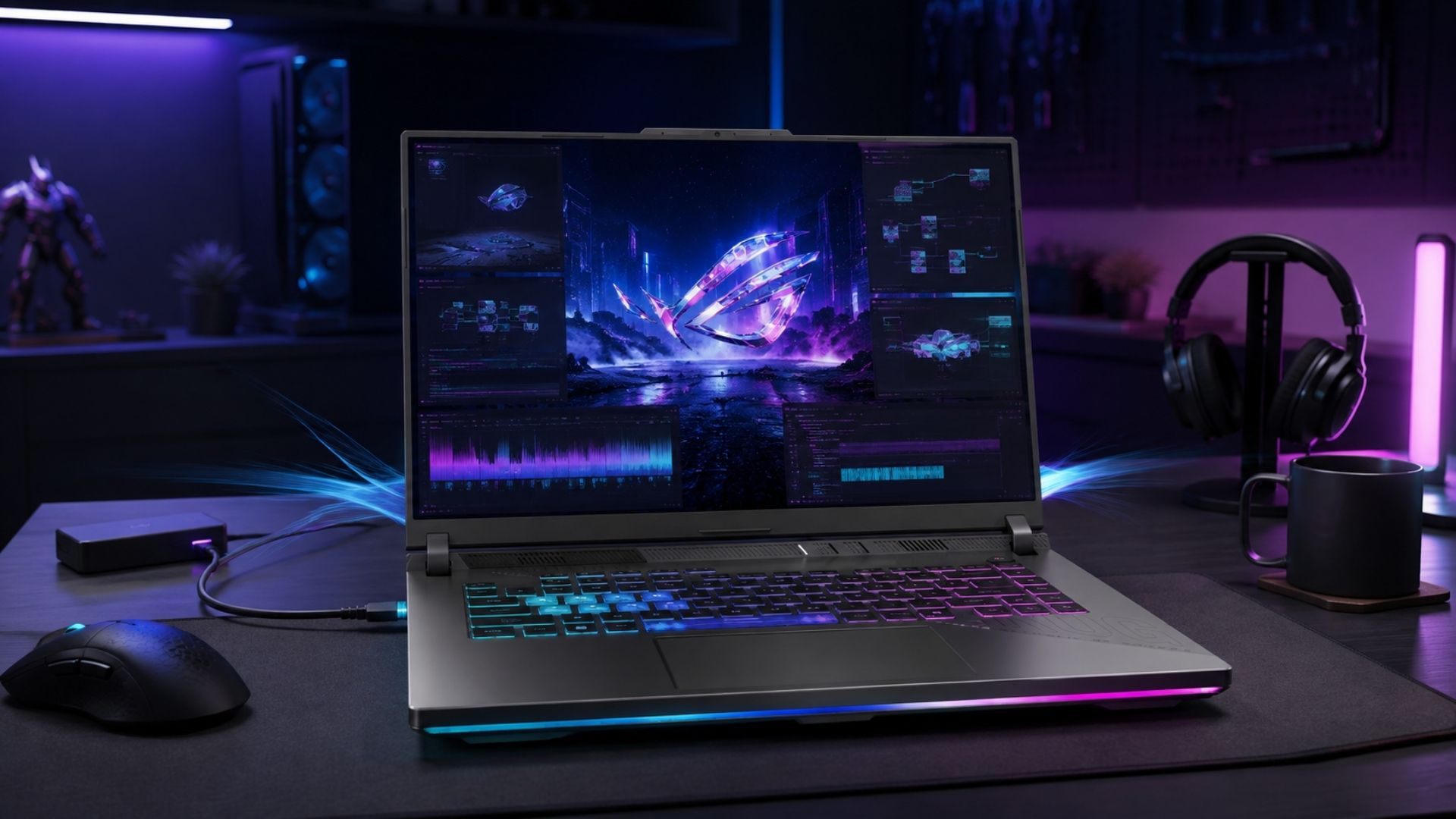 Laptop gaming ASUS ROG Strix G16 G614PM-TS147W - Ryzen 9 8940HX cho gaming và tác vụ đa nhân