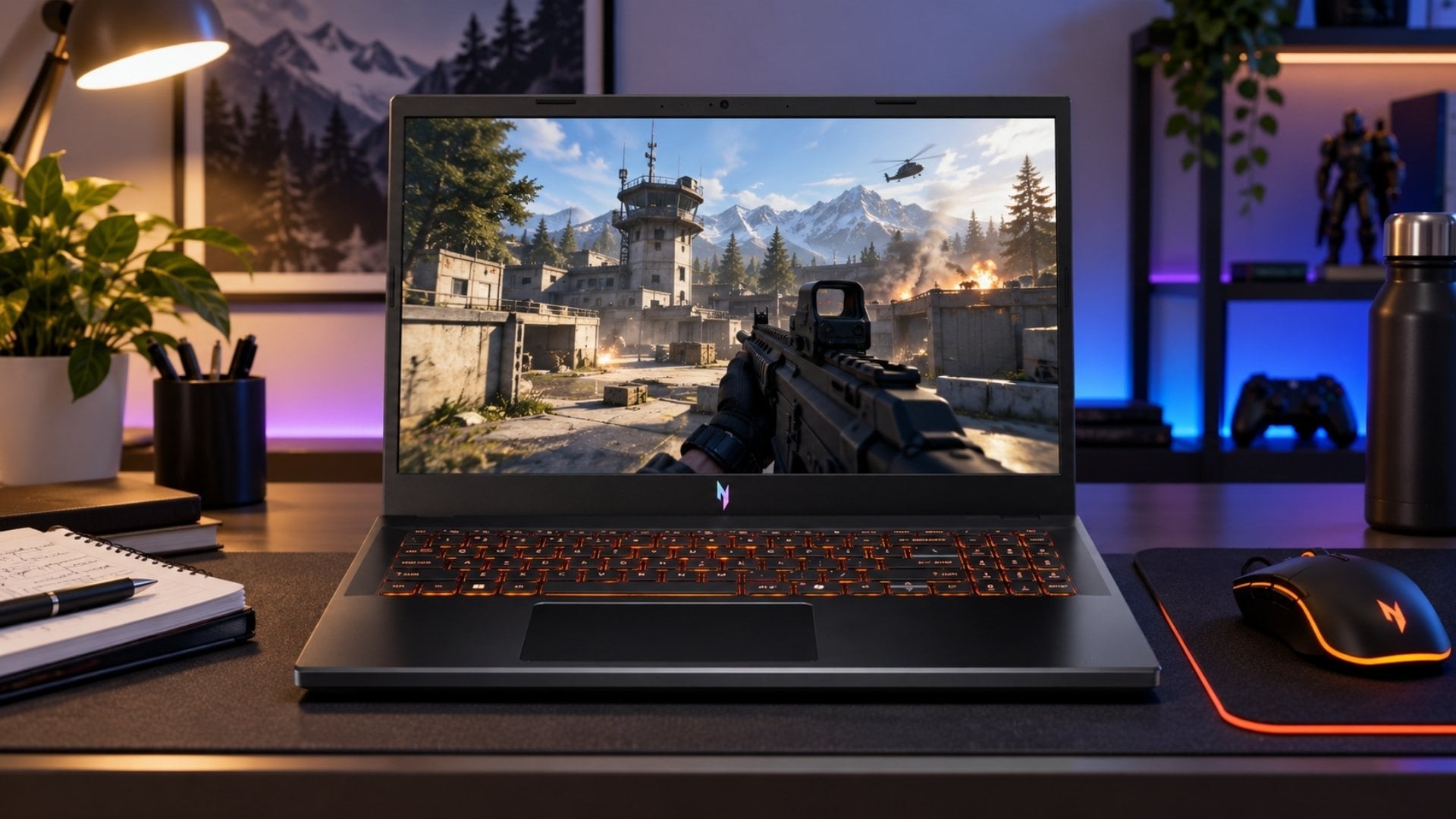 Màn hình 15.6 inch vẫn là lựa chọn quen thuộc trên laptop gaming
