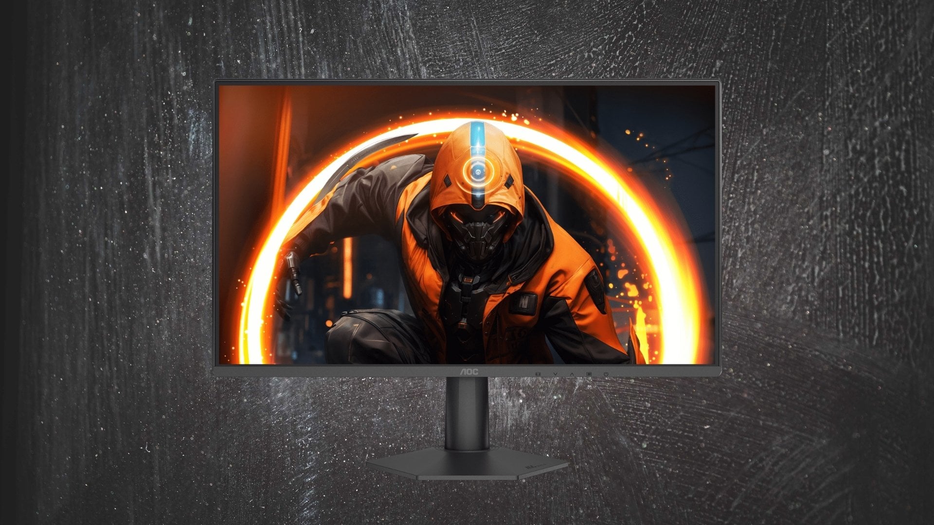 M&agrave;n h&igrave;nh AOC 24G50Z/71 - Thiết kế gọn g&agrave;ng