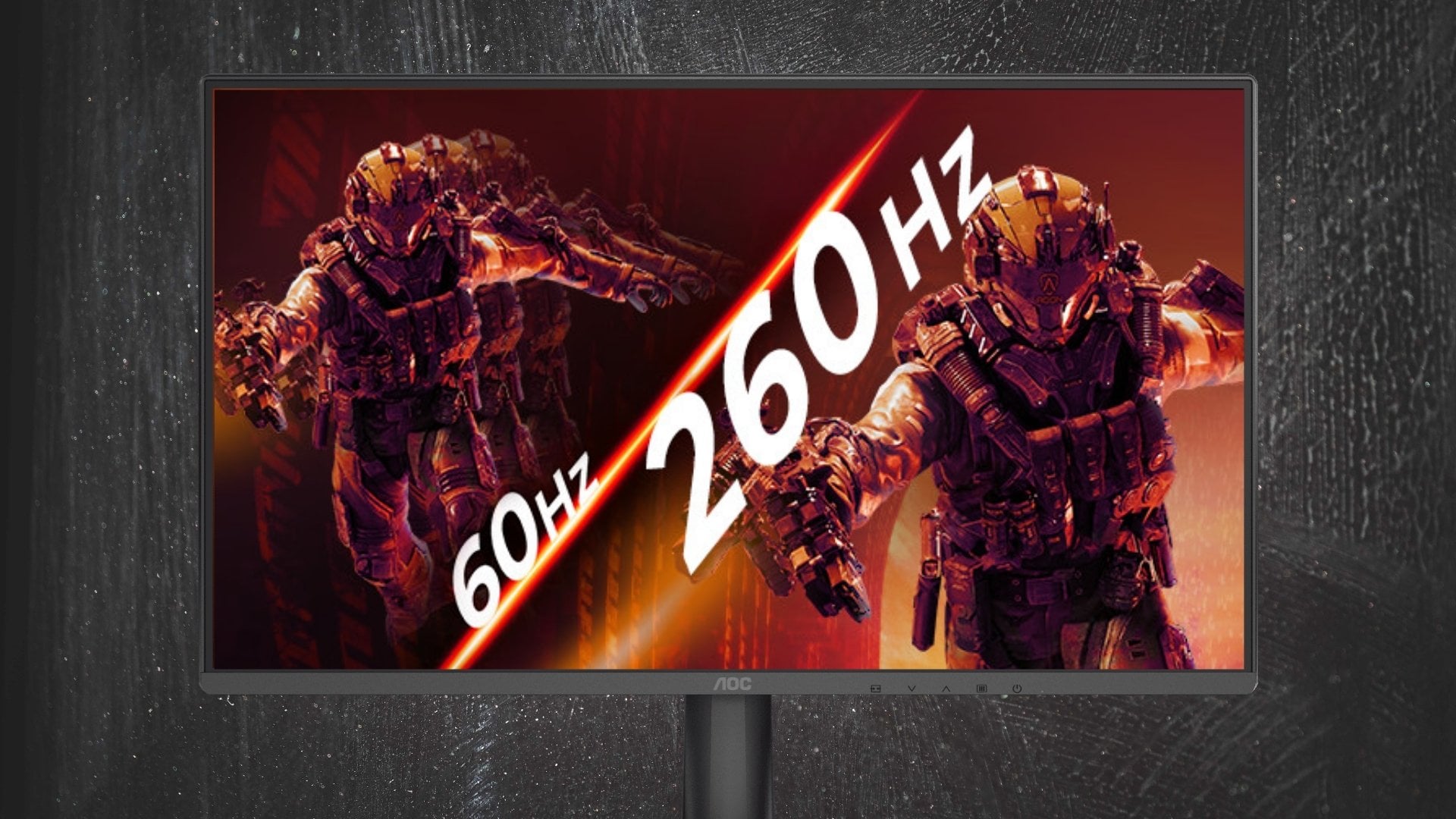 M&agrave;n h&igrave;nh AOC 24G50Z/71 - Tần số qu&eacute;t 260Hz