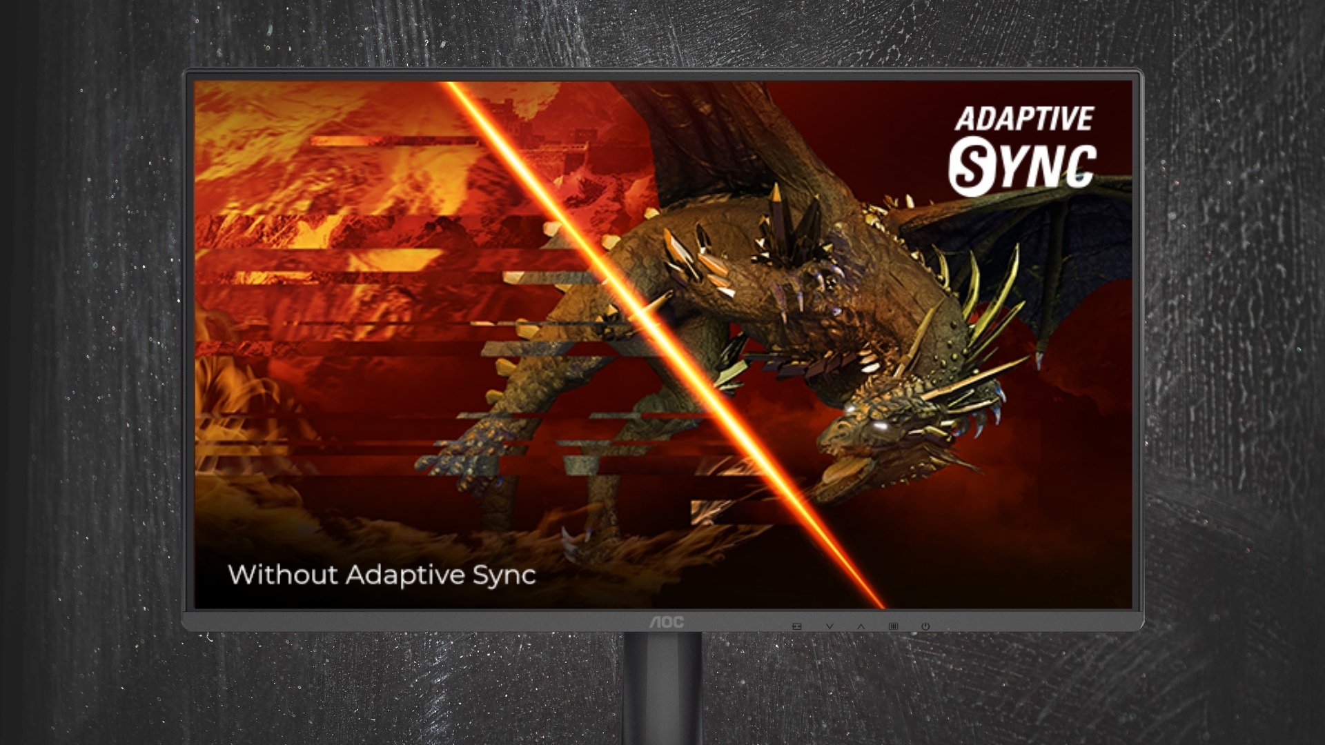 Màn hình AOC 24G50Z/71 - Trải nghiệm mượt mà, không xé hình