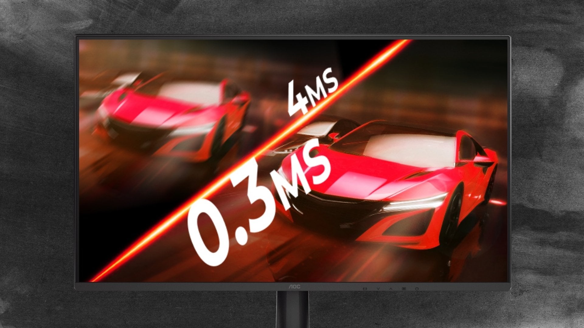 Màn hình AOC 27G50Z/71 –  thời gian phản hồi 0.3ms (MPRT)
