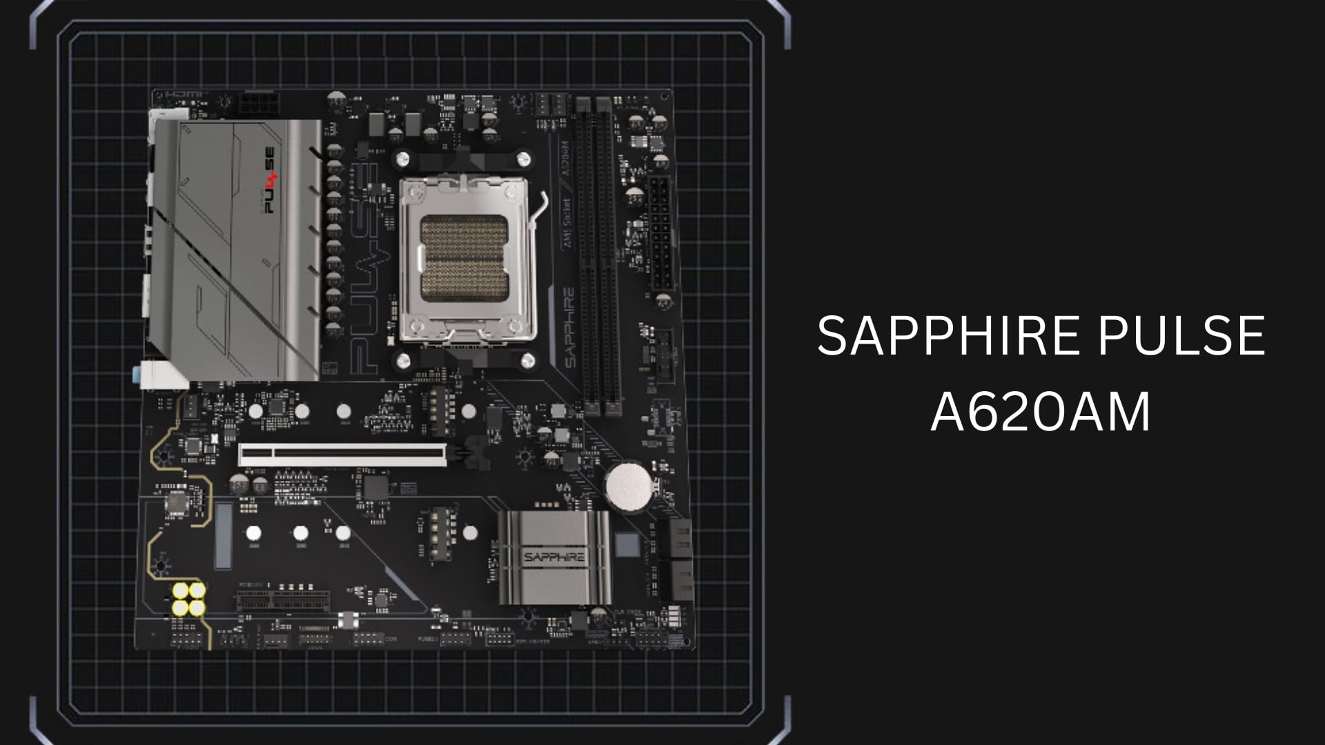 TINHOCNGOISAO.COM Mainboard SAPPHIRE PULSE A620AM (52118-03-40G) - Thiết kế Micro-ATX