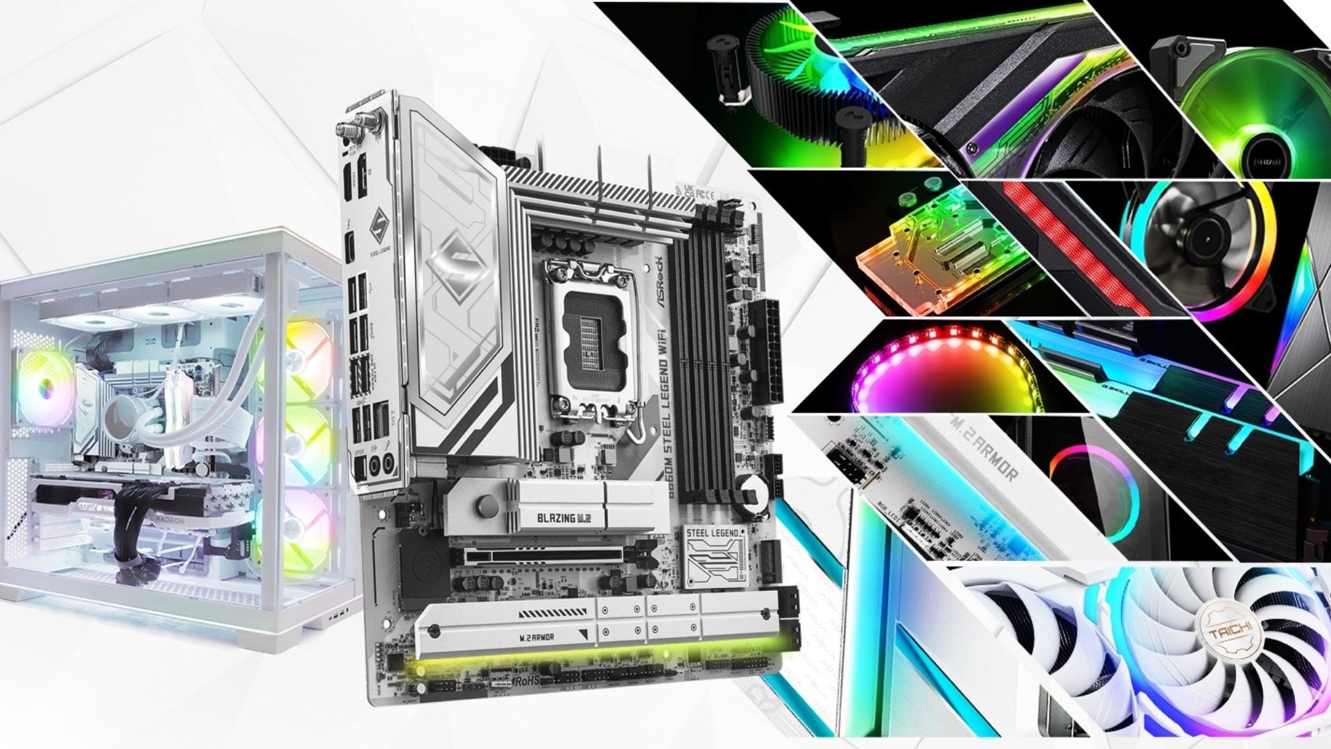 Mainboard ASRock B860M Steel Legend WiFi DDR5 - Hệ thống RGB Polychrome